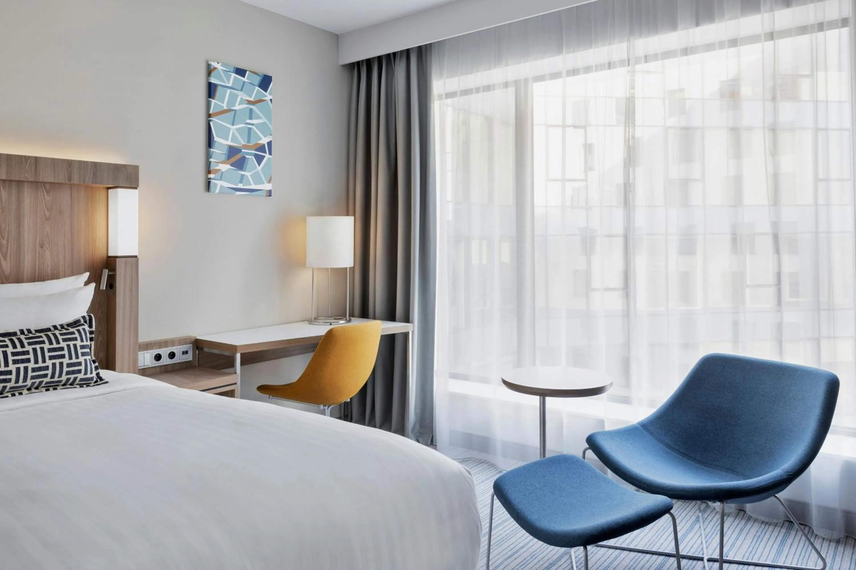 Bedroom, Bed in Courtyard by Marriott Szczecin City