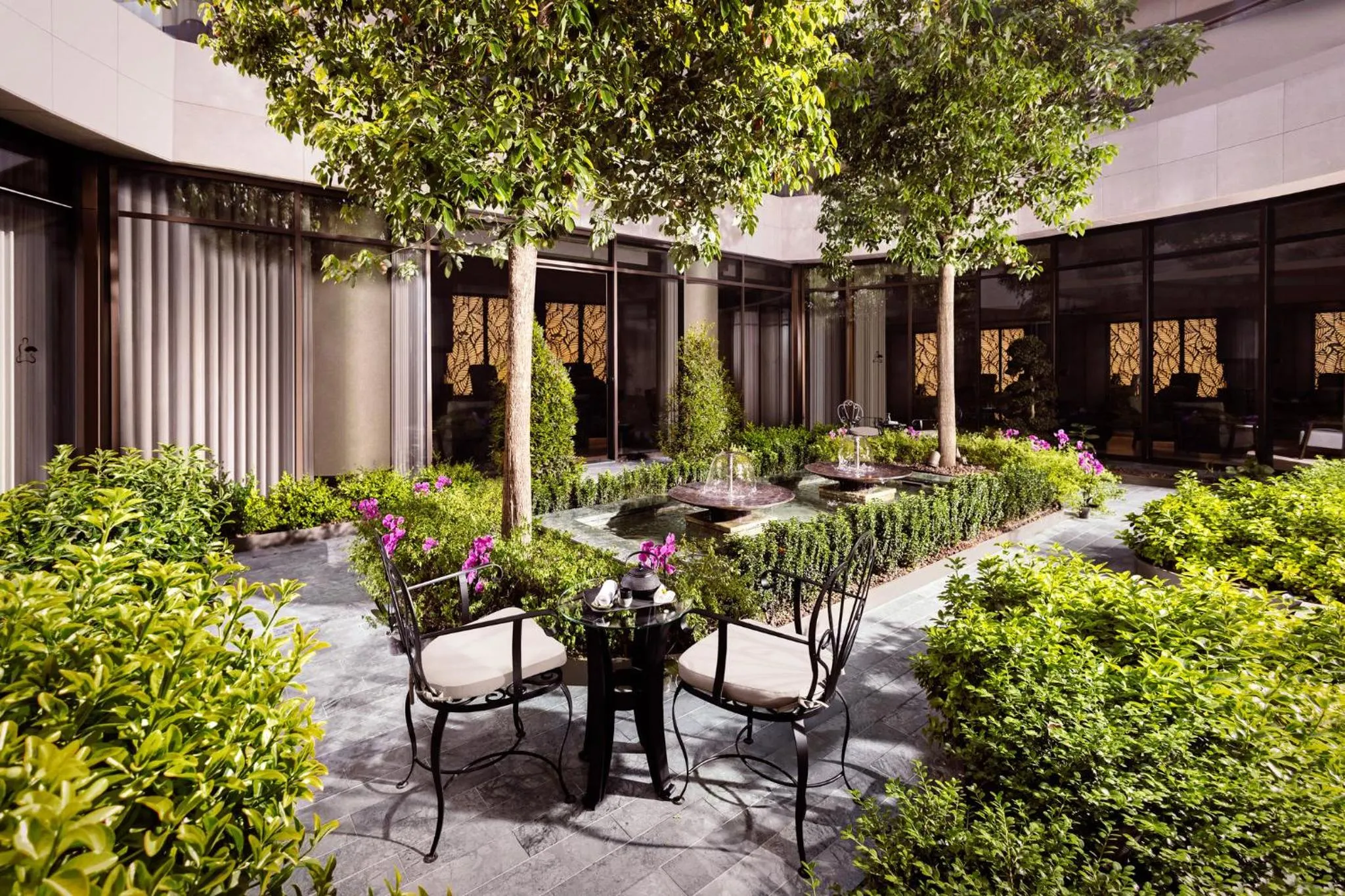 Garden in Mandarin Oriental Bosphorus, Istanbul