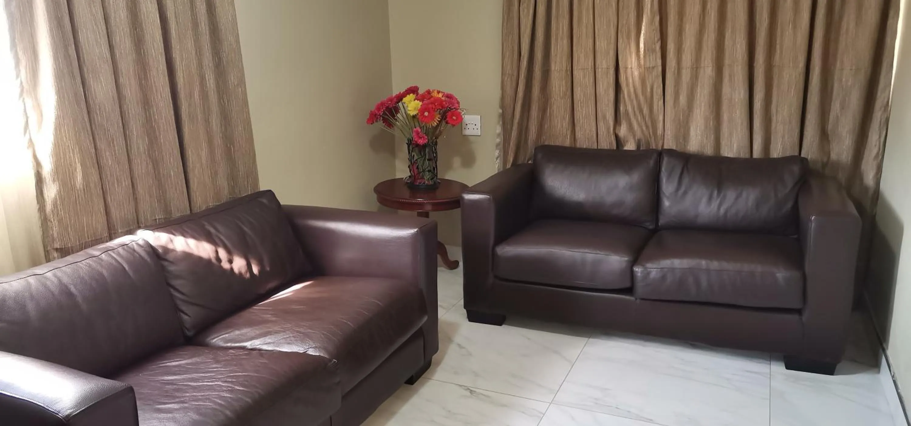 Seating area in Kimberley Boutique Guest Lodge