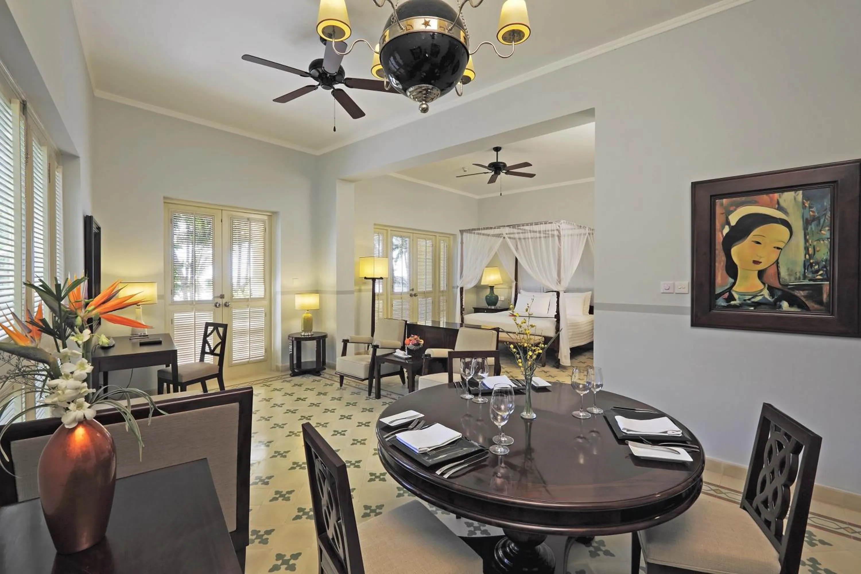 Living room in La Veranda Resort Phu Quoc - MGallery