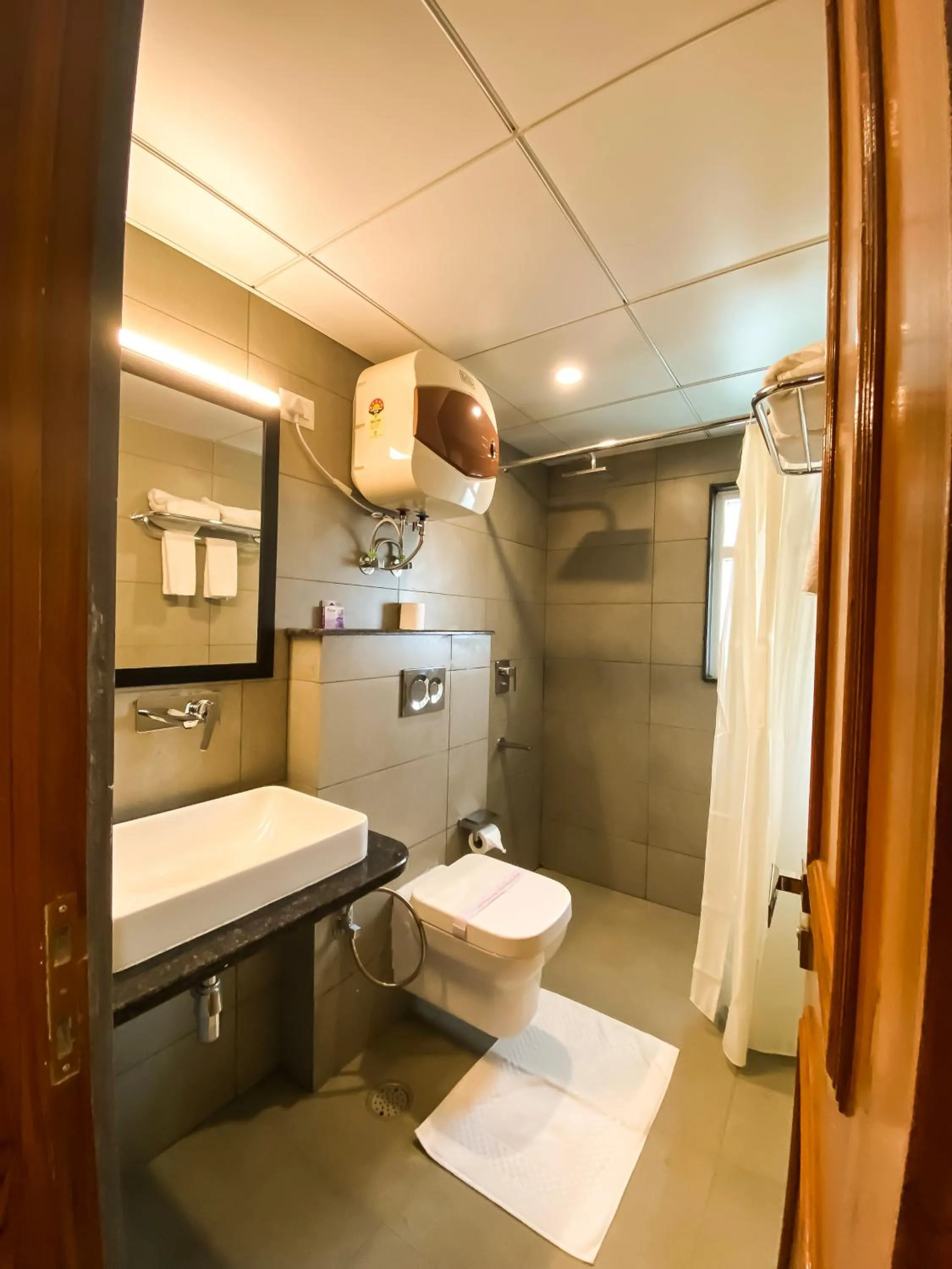 Bathroom in Sky Suites Huda City Center