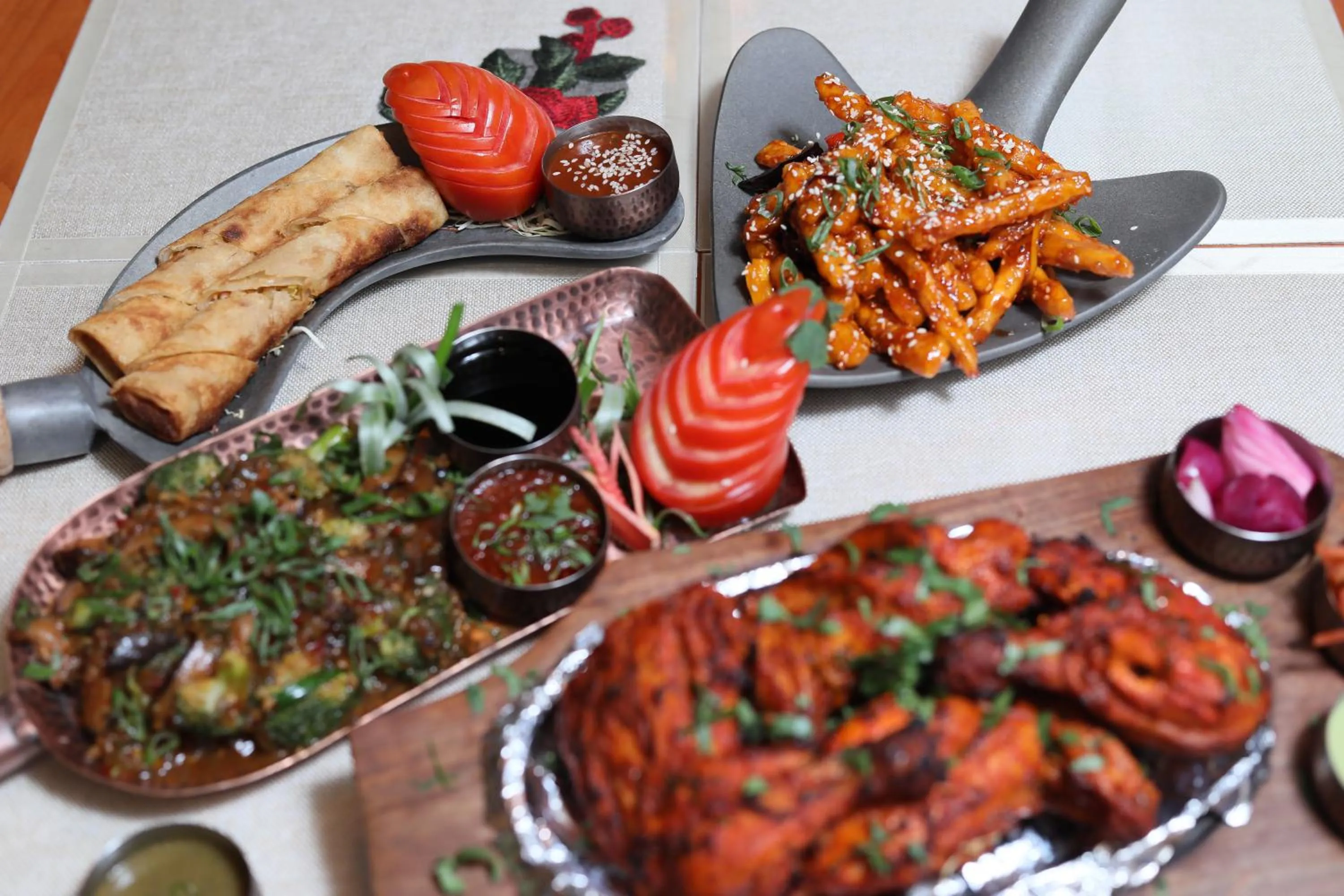 Food in Sky Suites Huda City Center