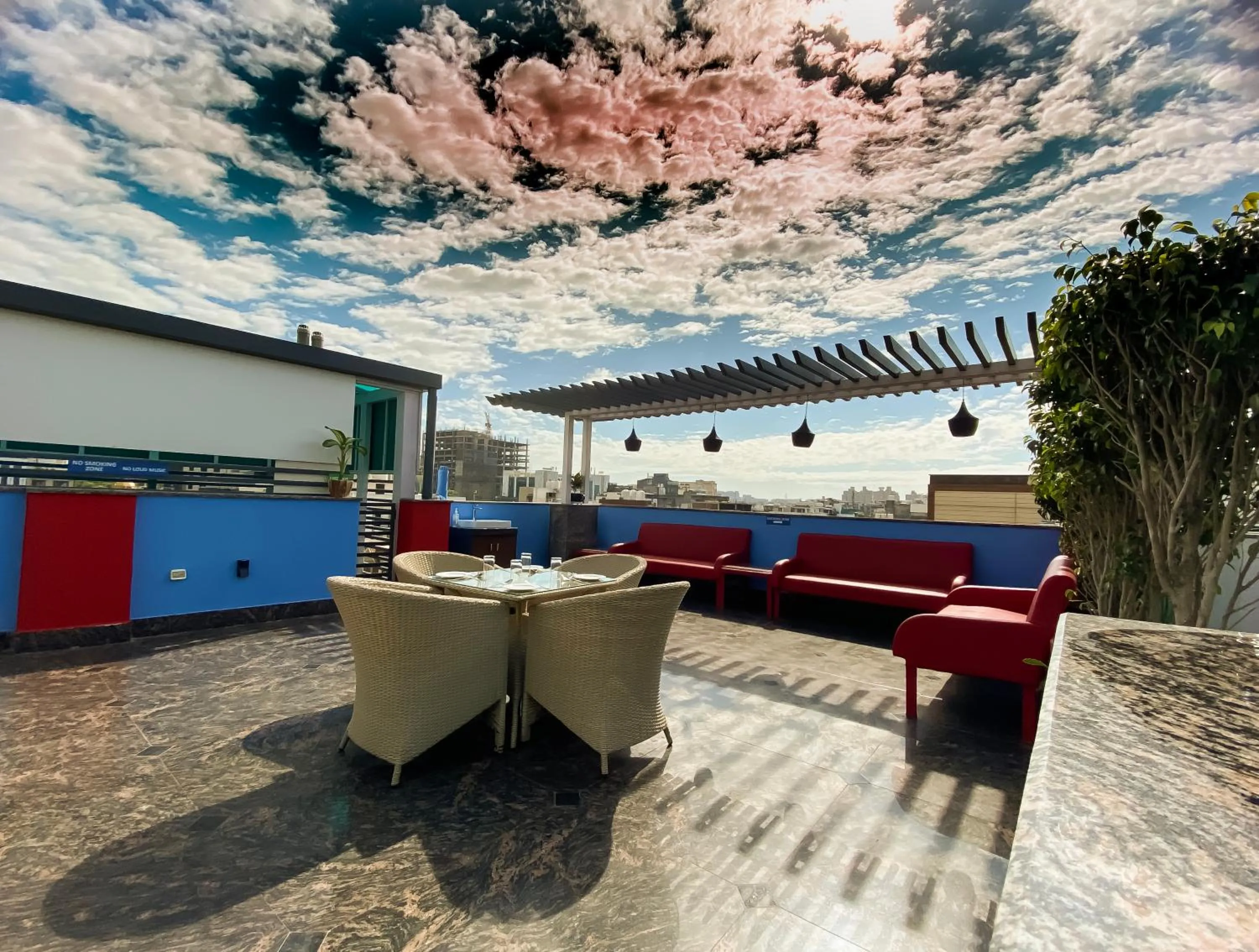 Balcony/Terrace in Sky Suites Huda City Center