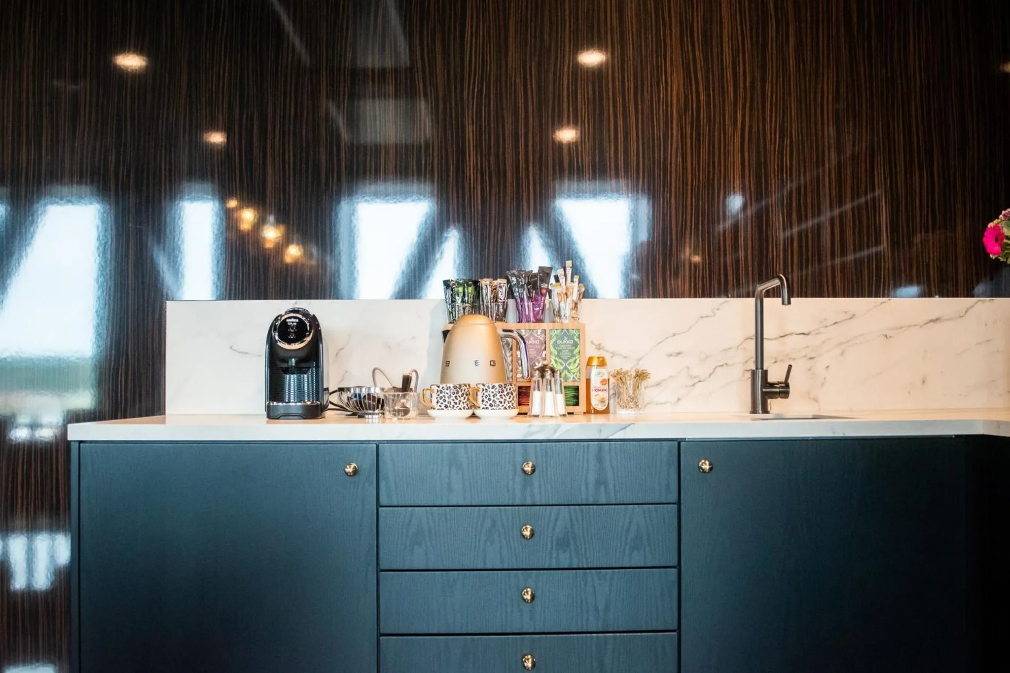 Kitchen or kitchenette in ProfilHotels Halmstad Plaza