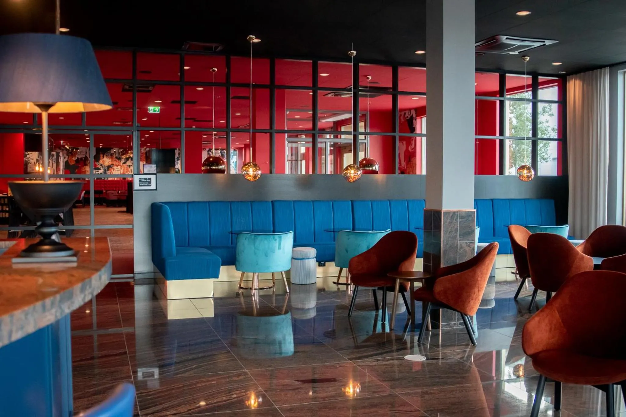 Lounge or bar in ProfilHotels Halmstad Plaza