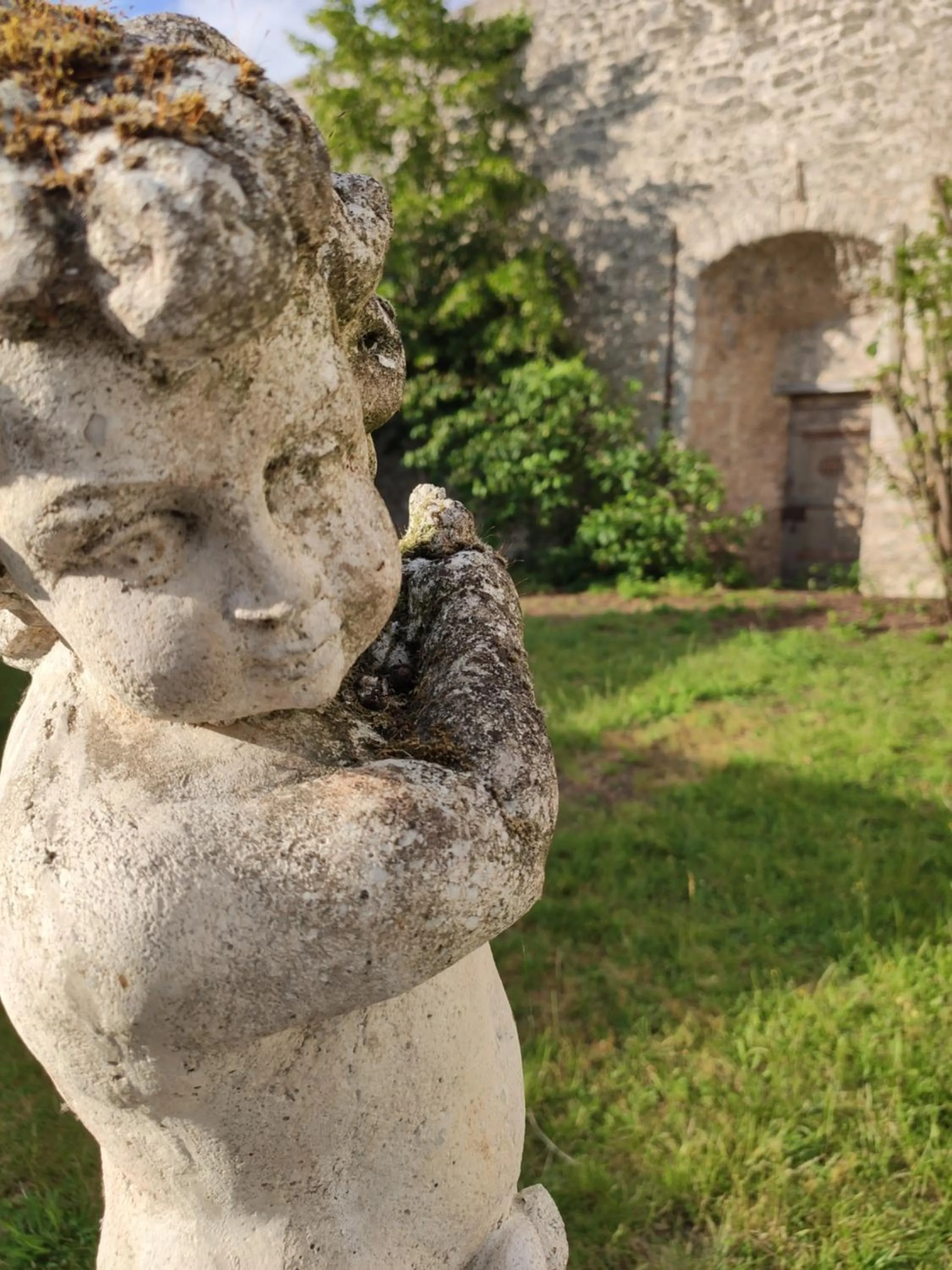 Garden view in DEMEURE DES CORDELIERS avec parking privé