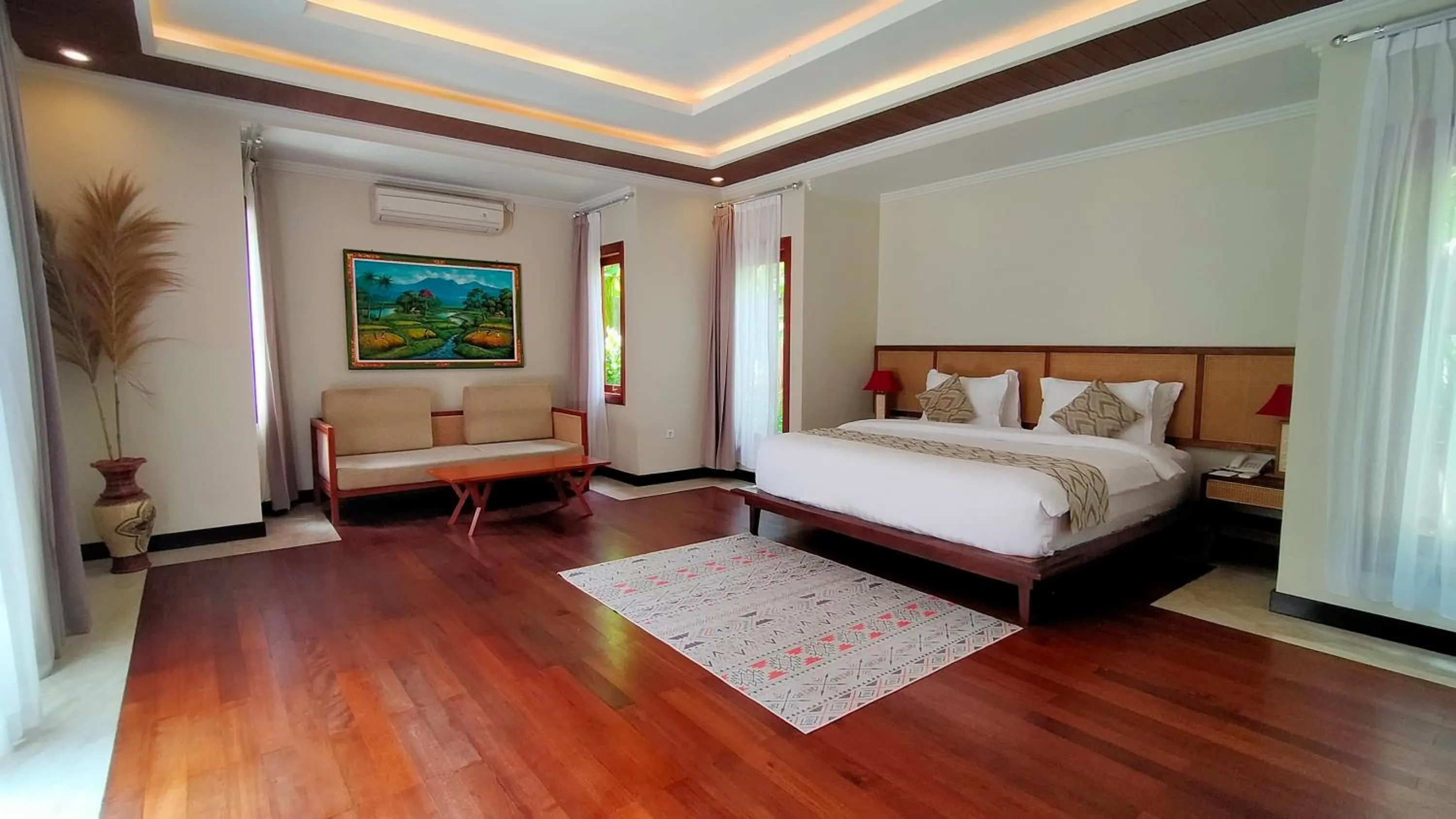 Bedroom, Bed in The Grand Villandra Resort Lovina