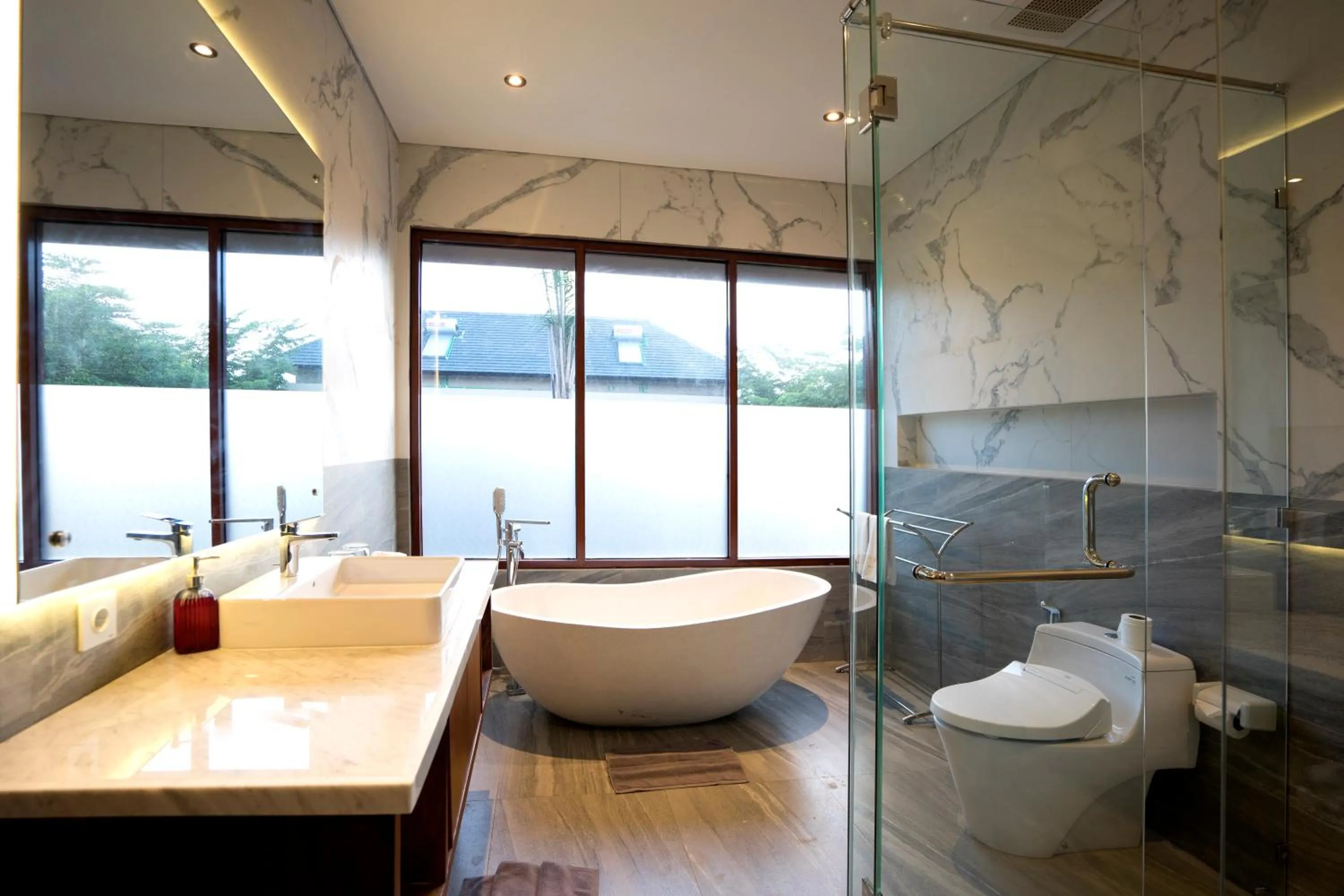 Bathroom in The Grand Villandra Resort Lovina