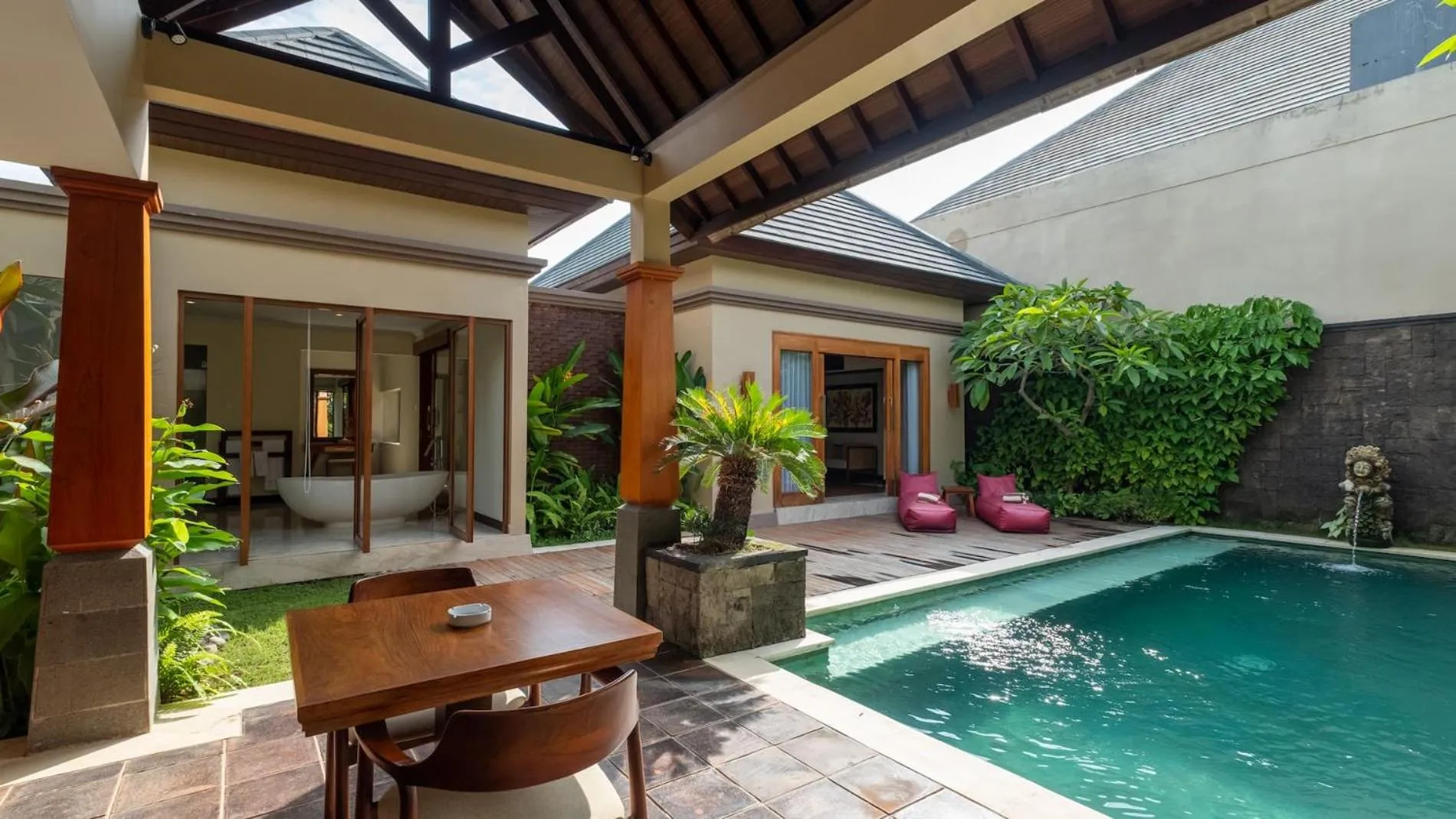 Swimming pool in The Grand Villandra Resort Lovina