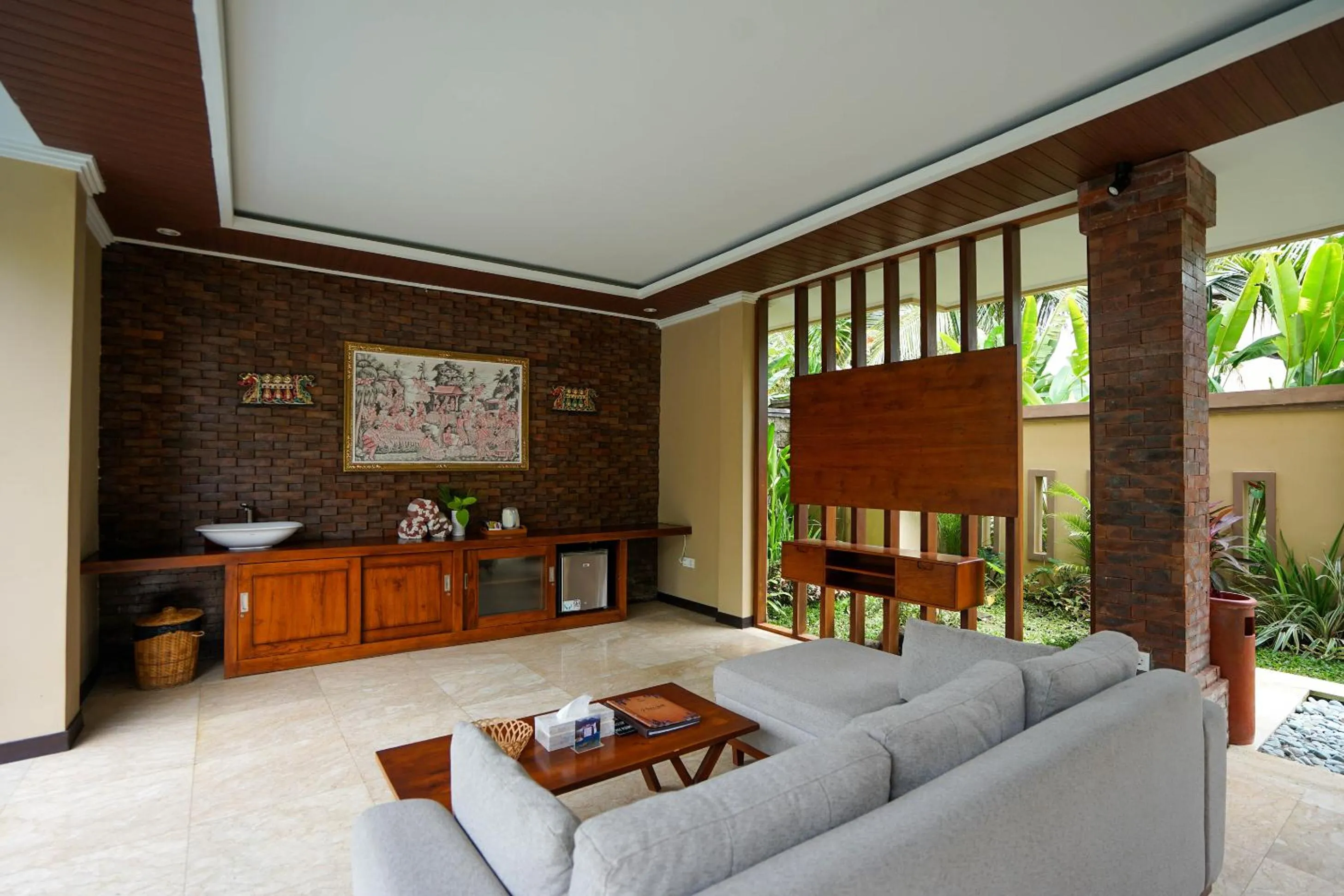 Living room in The Grand Villandra Resort Lovina