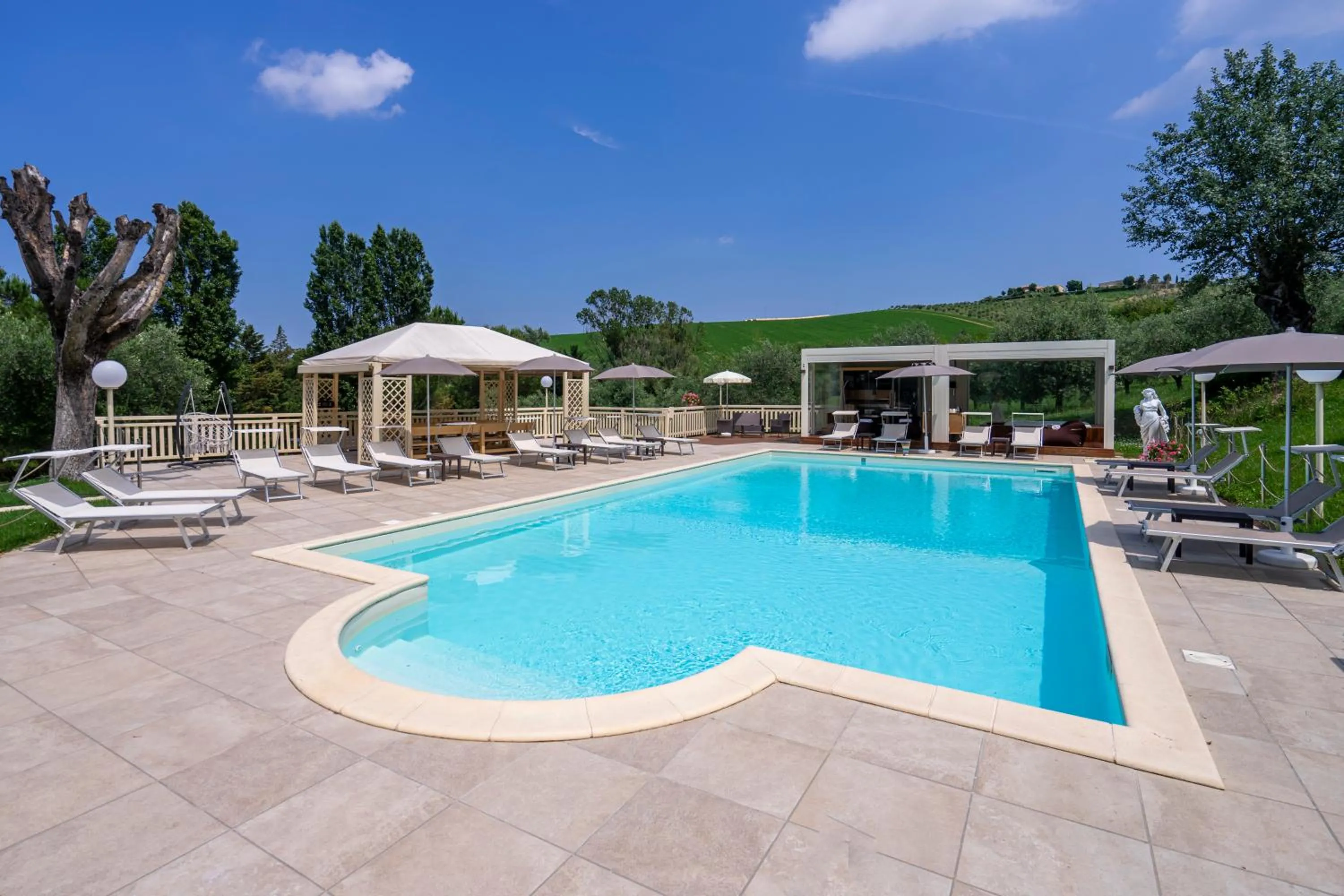 Swimming pool in Villa Ca' Viola Rimini