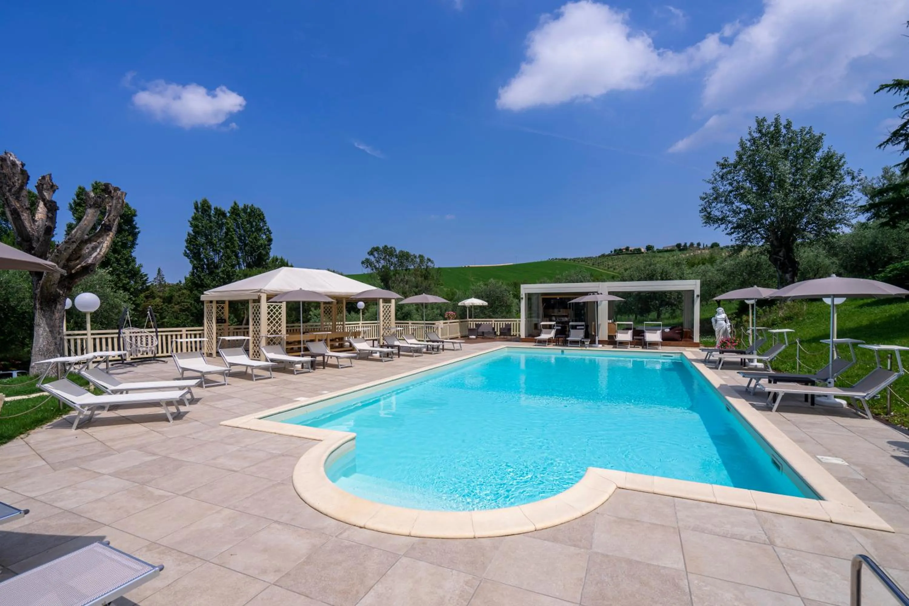 Swimming pool in Villa Ca' Viola Rimini