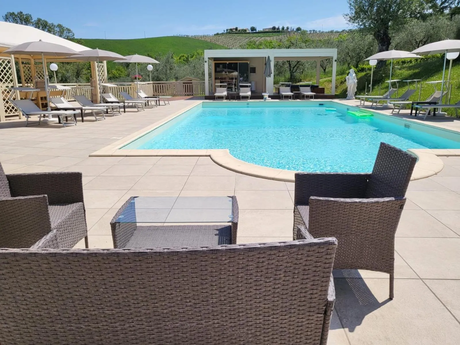 Swimming pool in Villa Ca' Viola Rimini