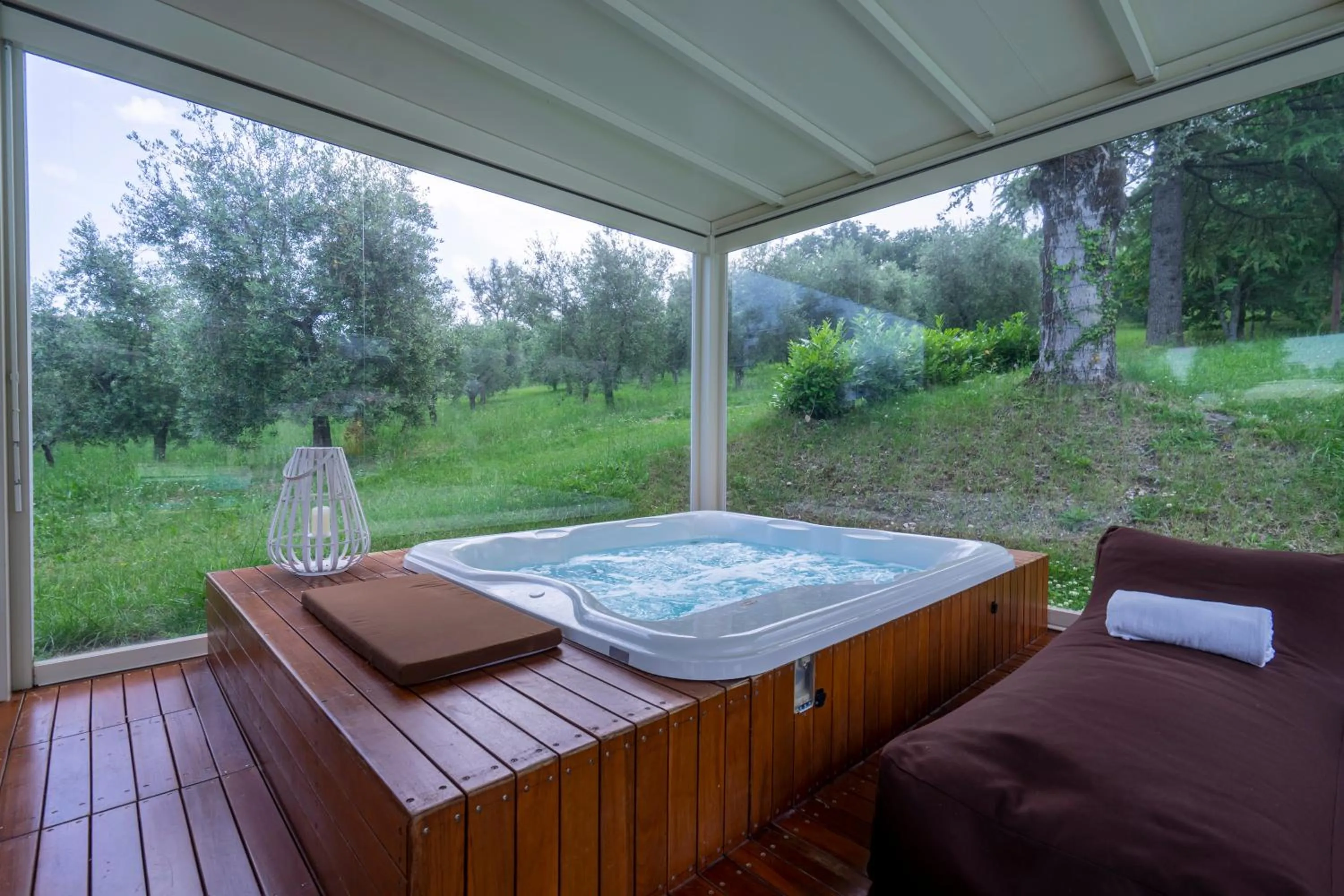 Hot Tub in Villa Ca' Viola Rimini