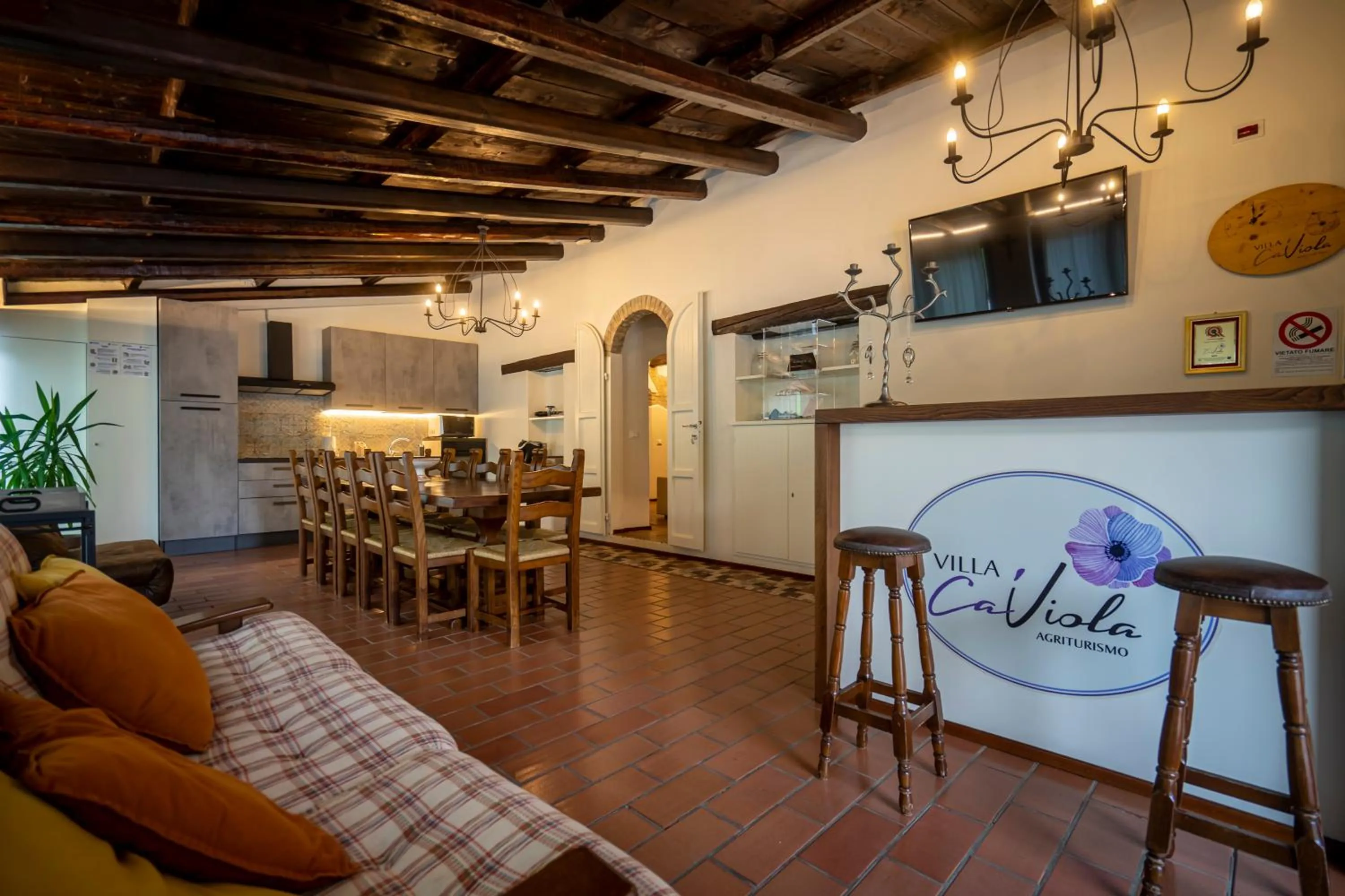 Living room in Villa Ca' Viola Rimini