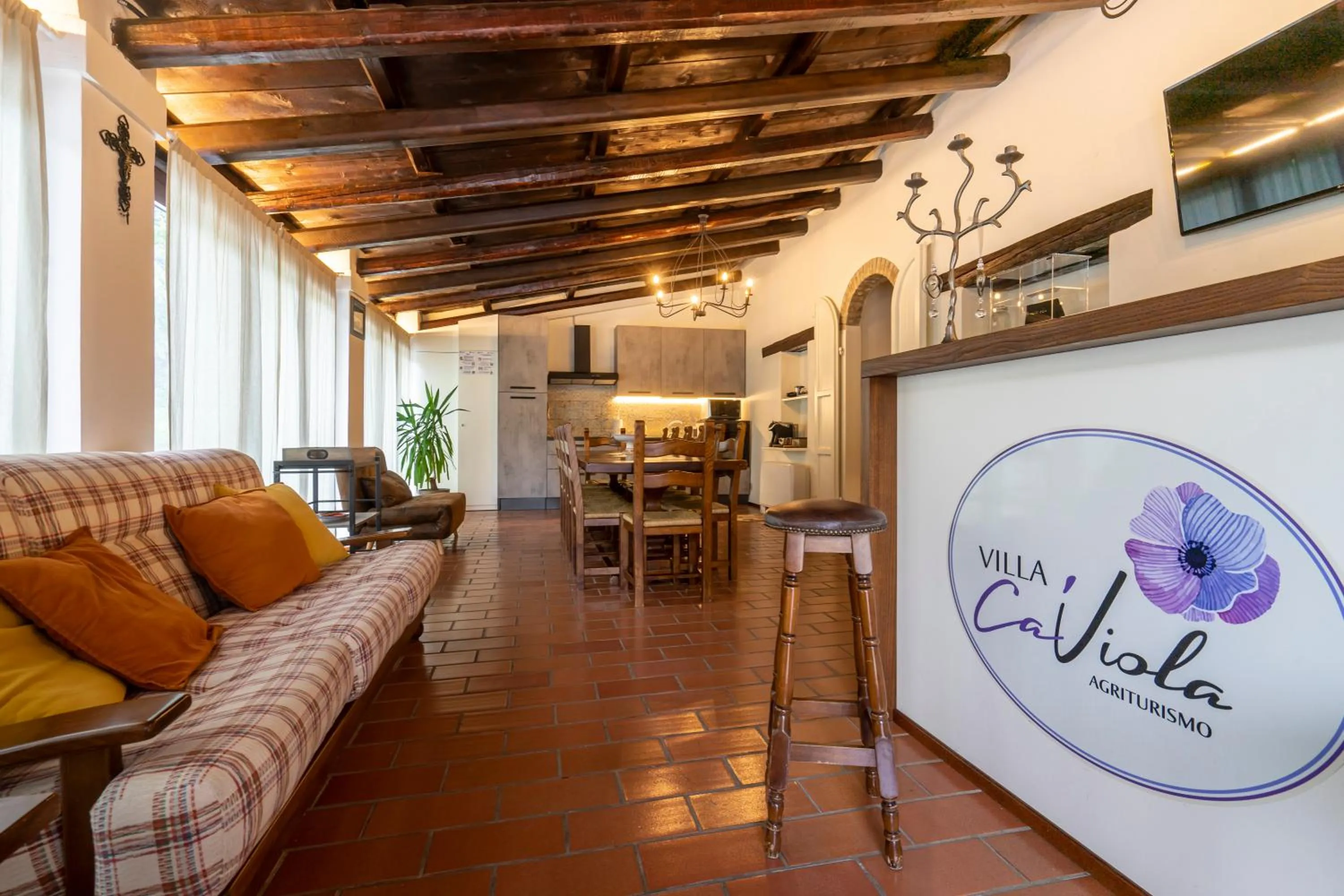 Living room in Villa Ca' Viola Rimini