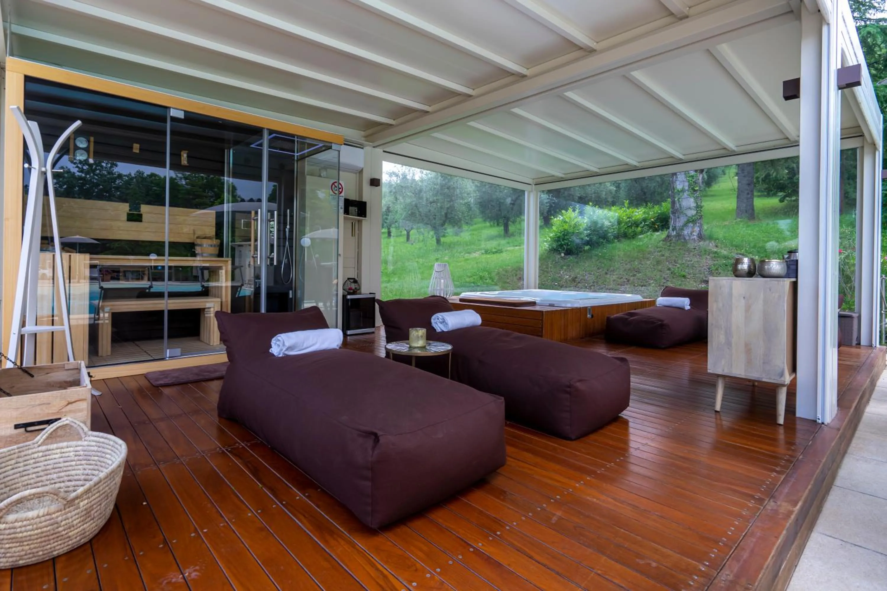 Patio in Villa Ca' Viola Rimini