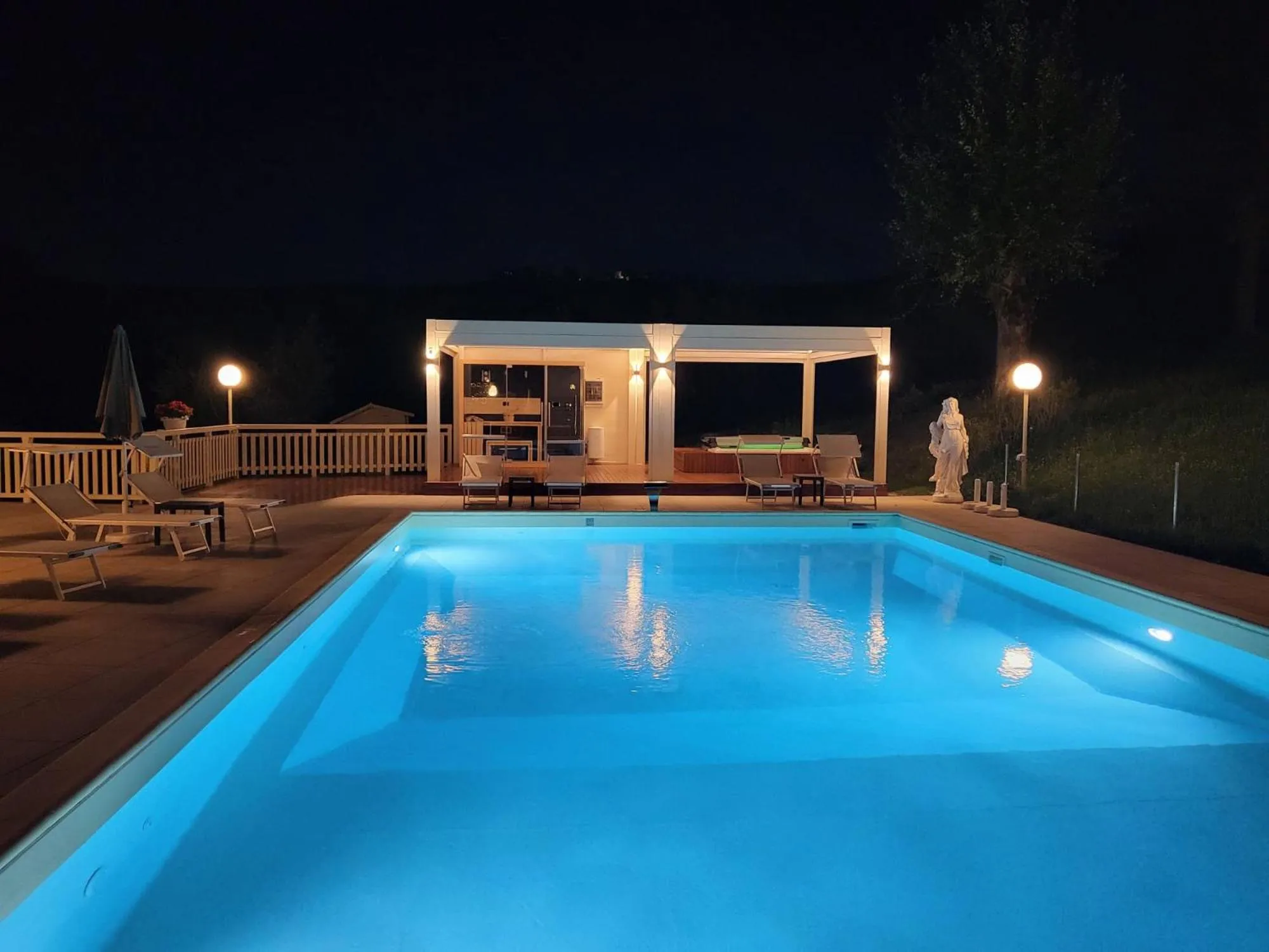 Hot Tub in Villa Ca' Viola Rimini