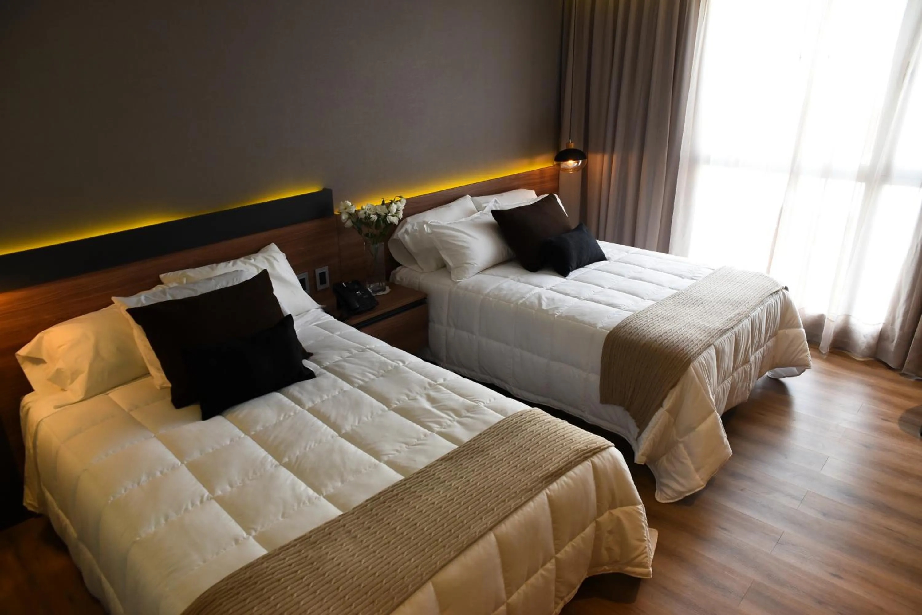 Bed in Hotel Soho Suites