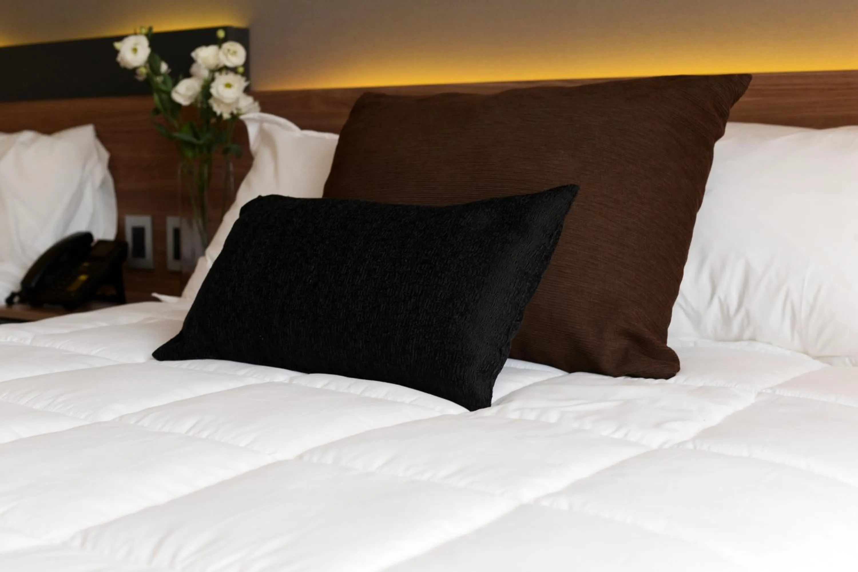 Bed in Hotel Soho Suites