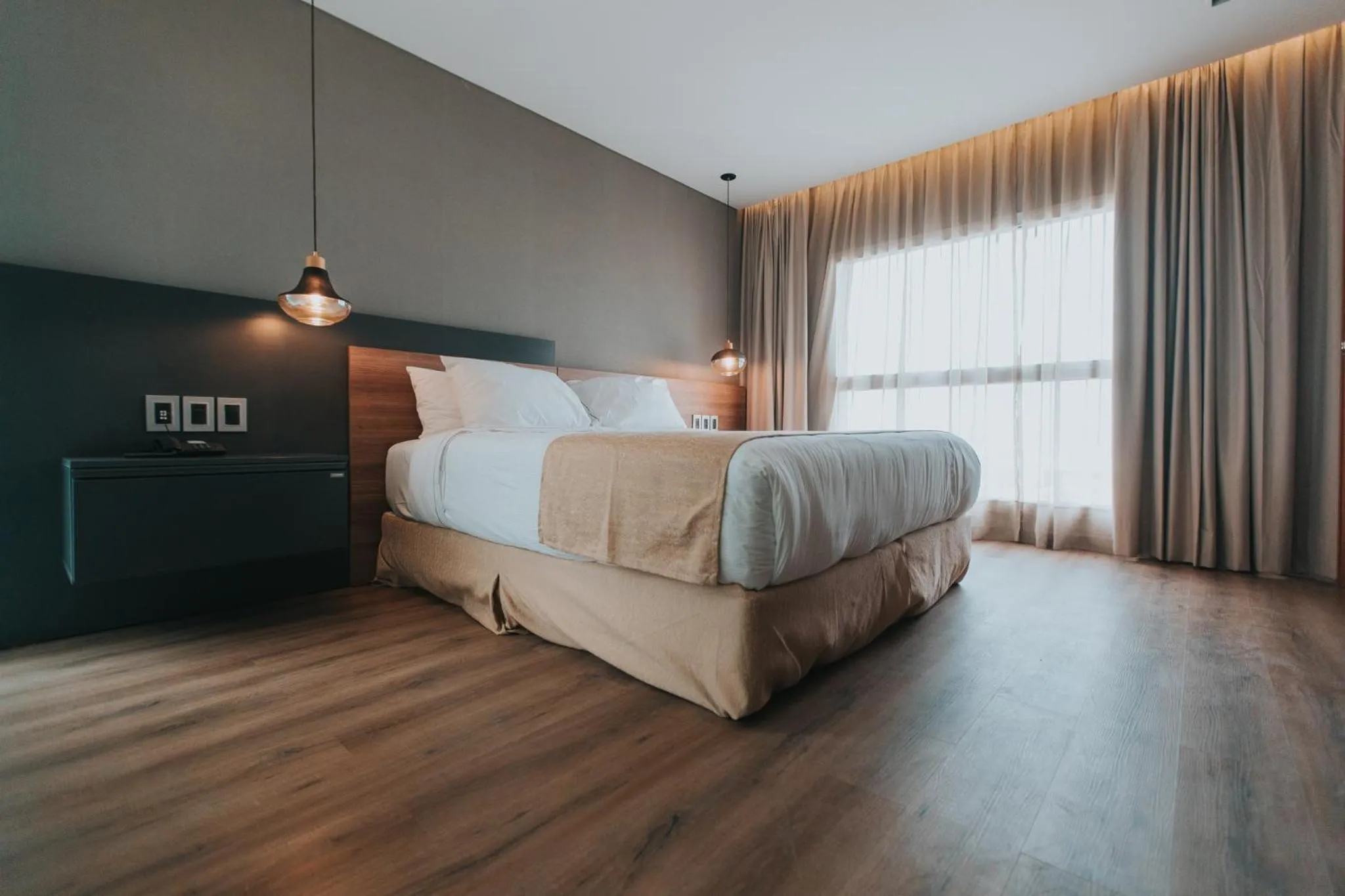 Bedroom, Bed in Hotel Soho Suites