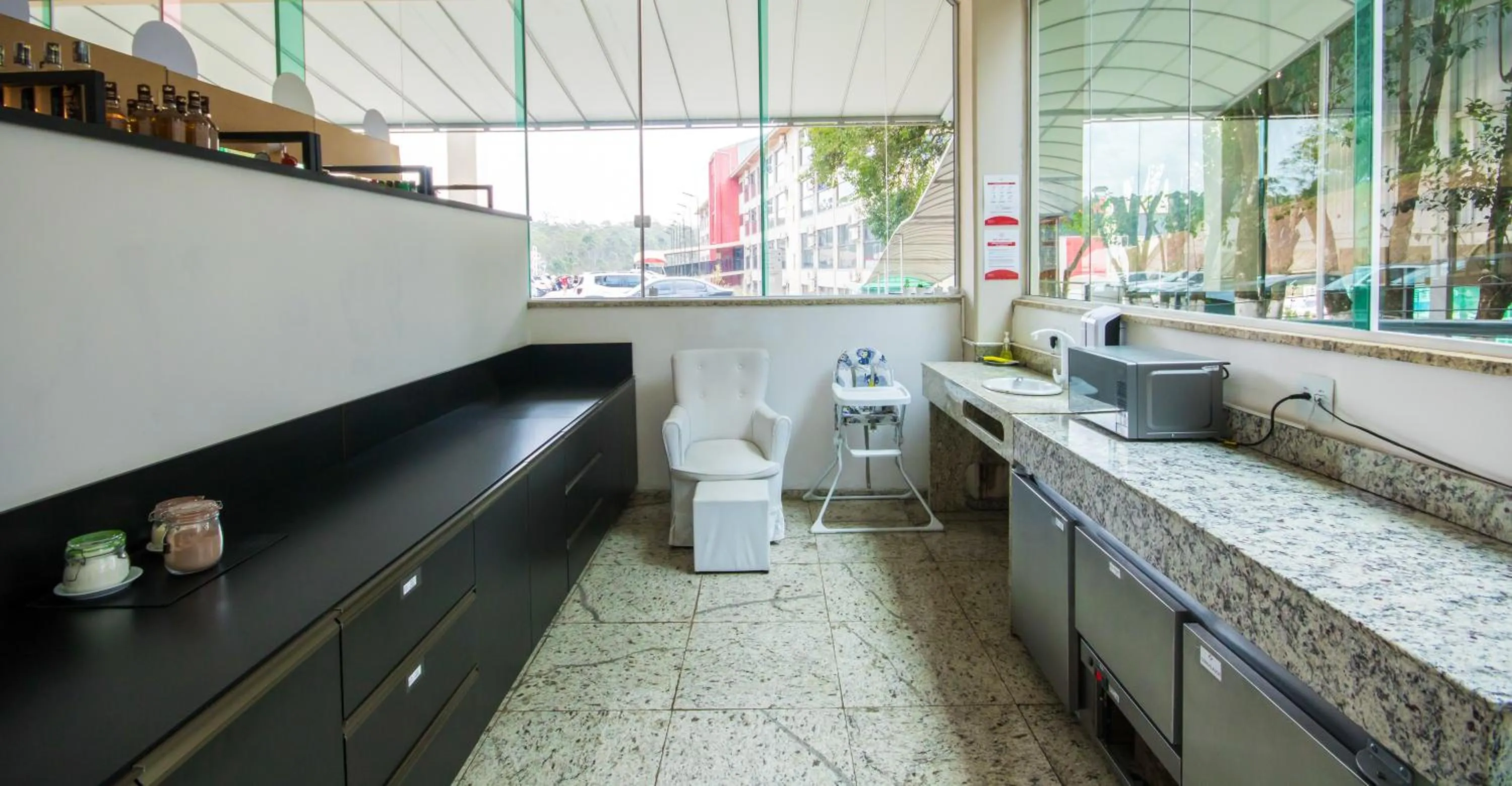 Kitchen or kitchenette in Cassino All Inclusive Resort Poços de Caldas By Nacional Inn