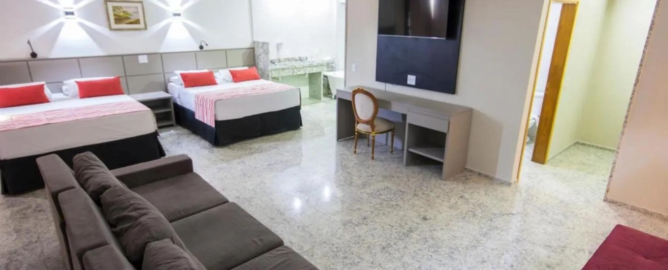 Bedroom, Bed in Cassino All Inclusive Resort Poços de Caldas By Nacional Inn