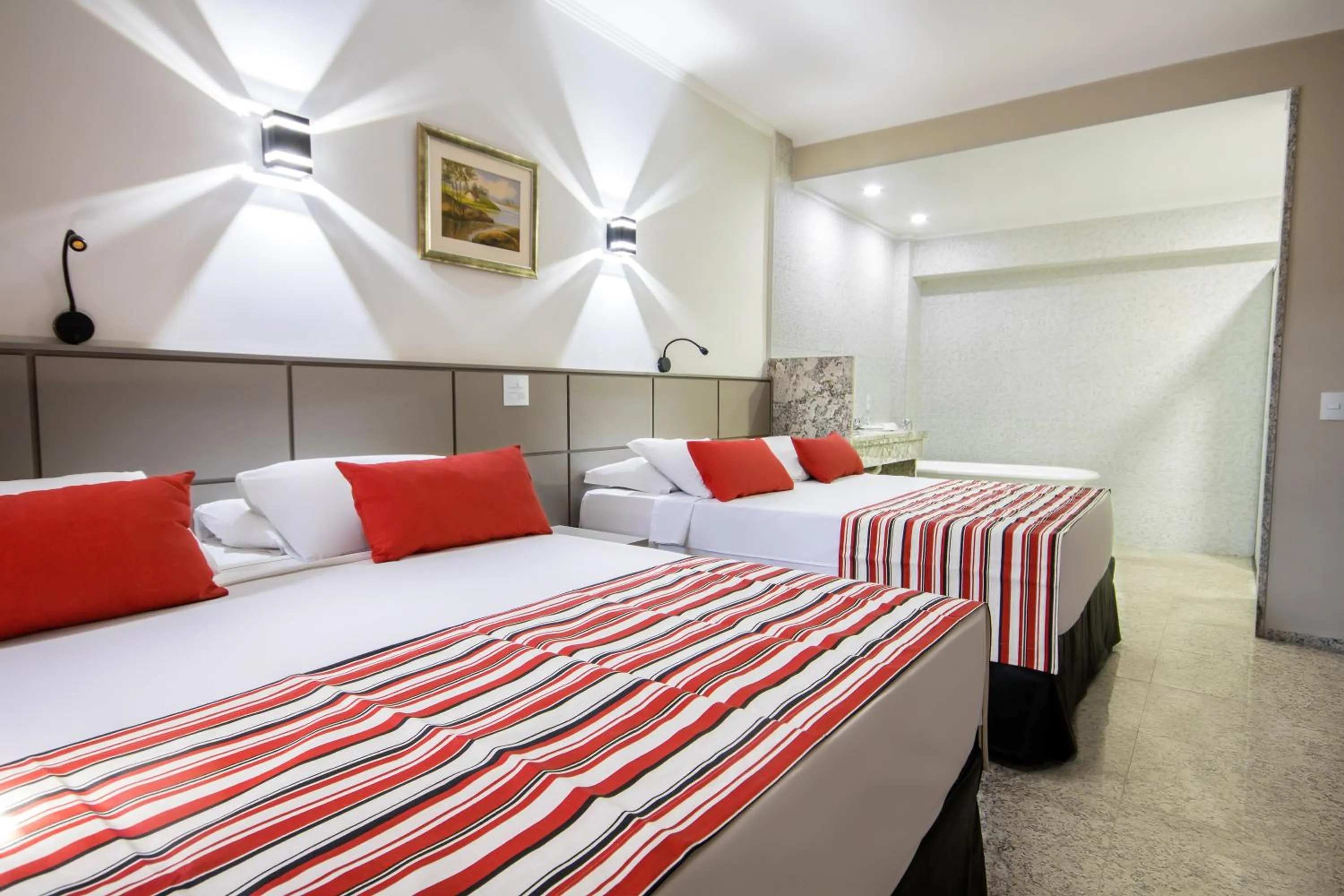 Bedroom, Bed in Cassino All Inclusive Resort Poços de Caldas By Nacional Inn