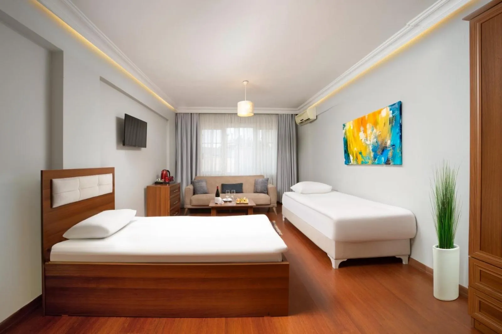 Living room, Bed in Sultanahmet Enjoyer Suites