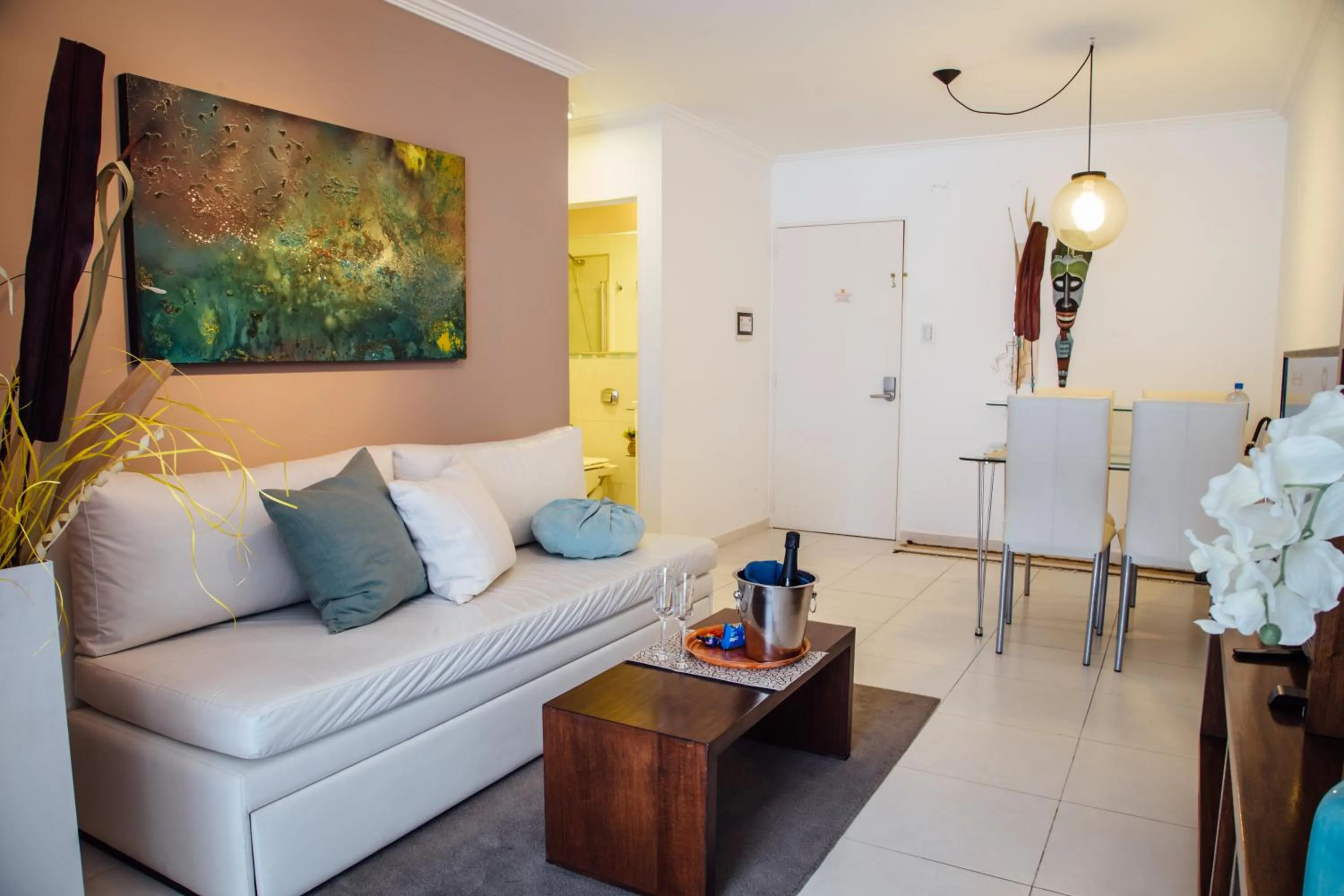 Living room in AT Suites