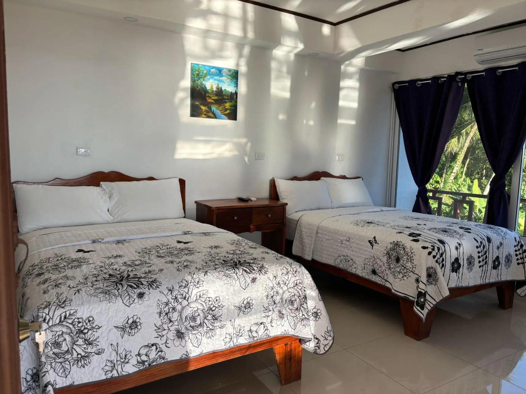 Bed in Hotel Coco Beach