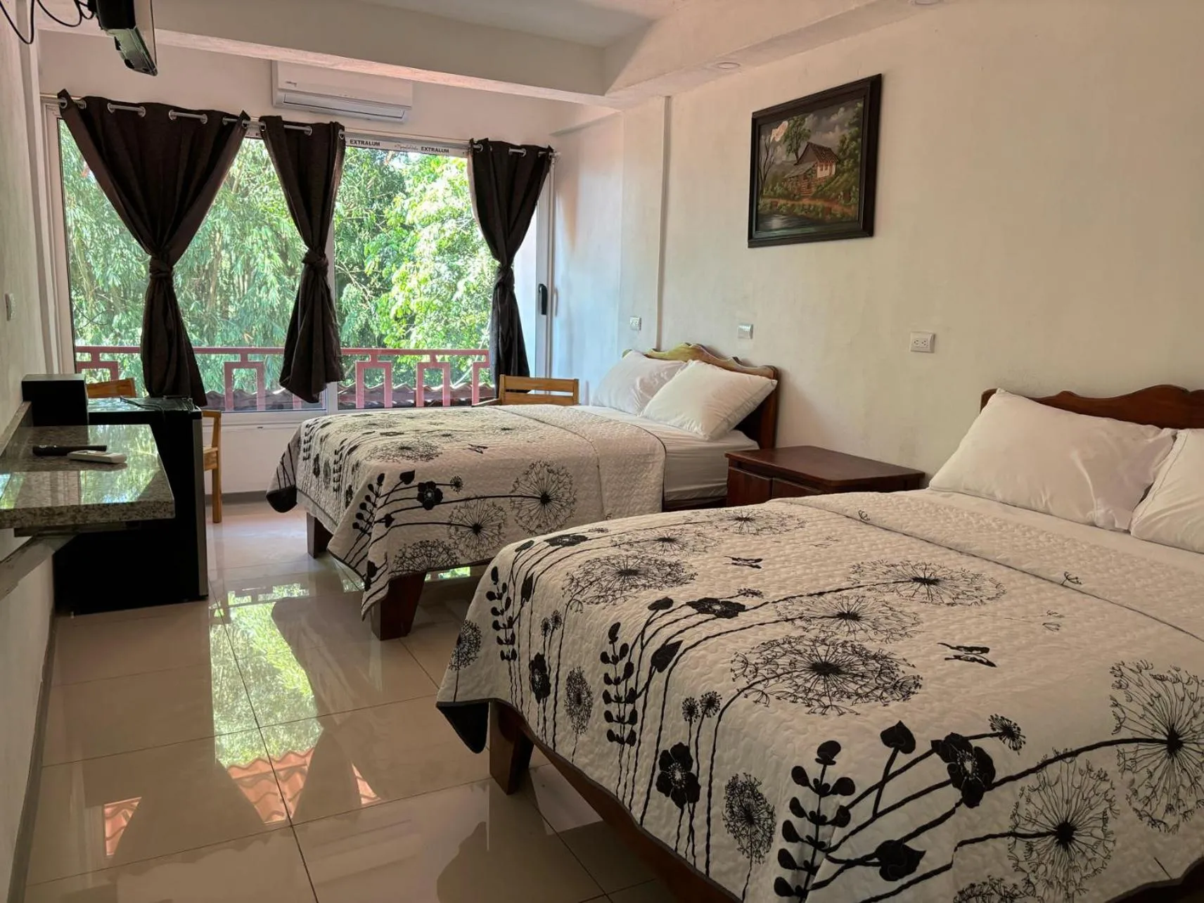 Bed in Hotel Coco Beach