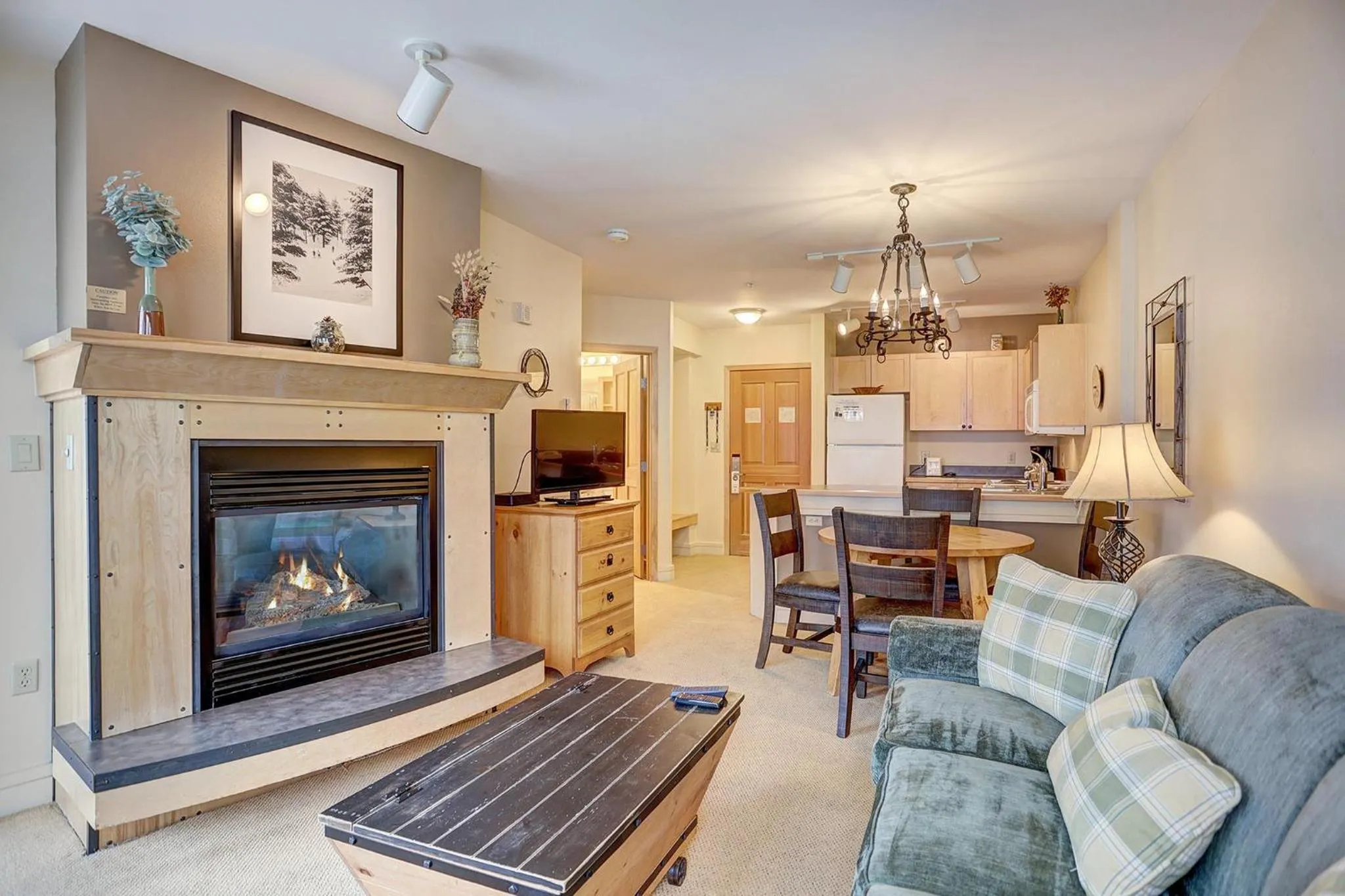 Living room in River Run Village by Vail Resorts