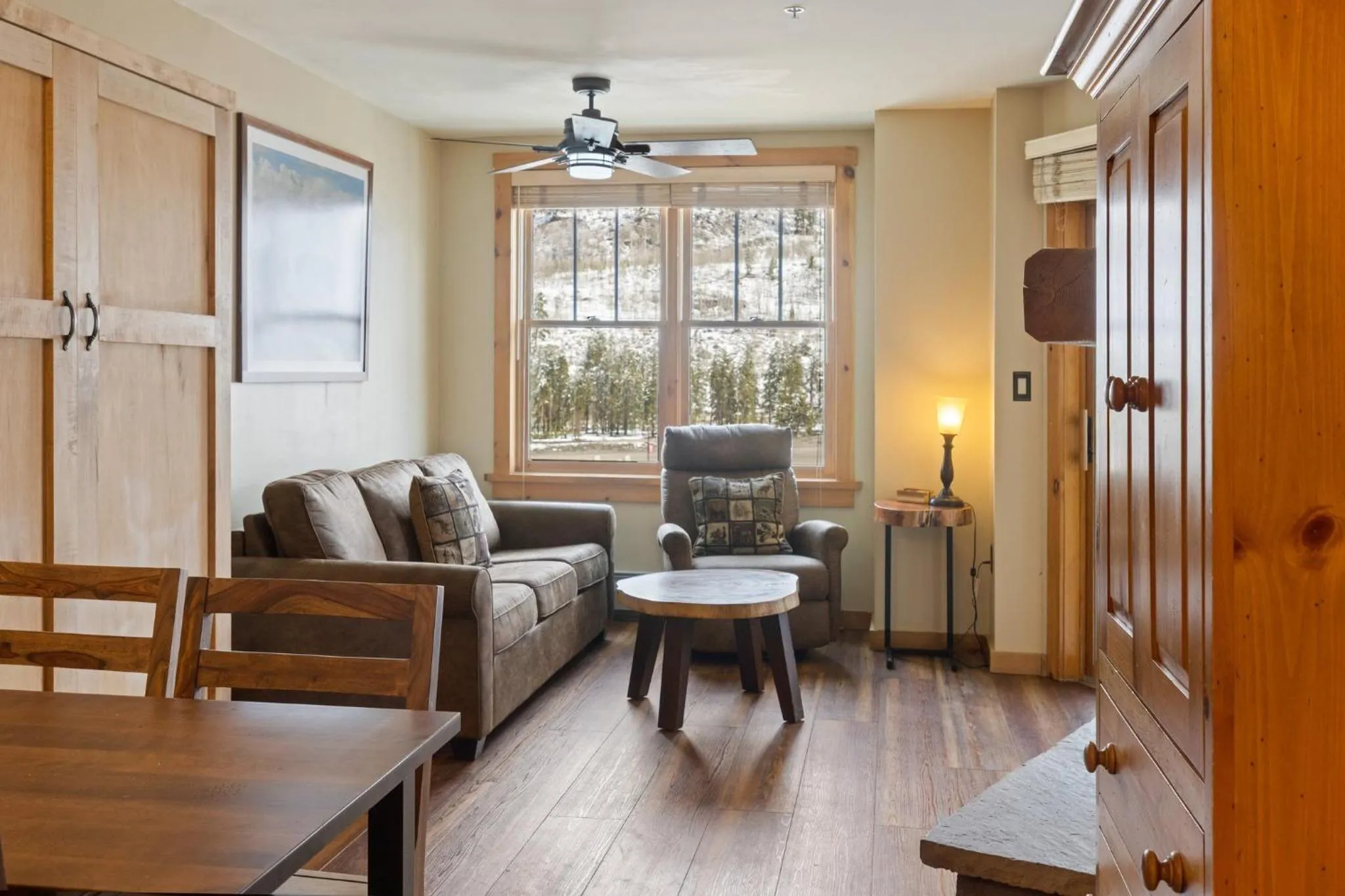 Living room in River Run Village by Vail Resorts