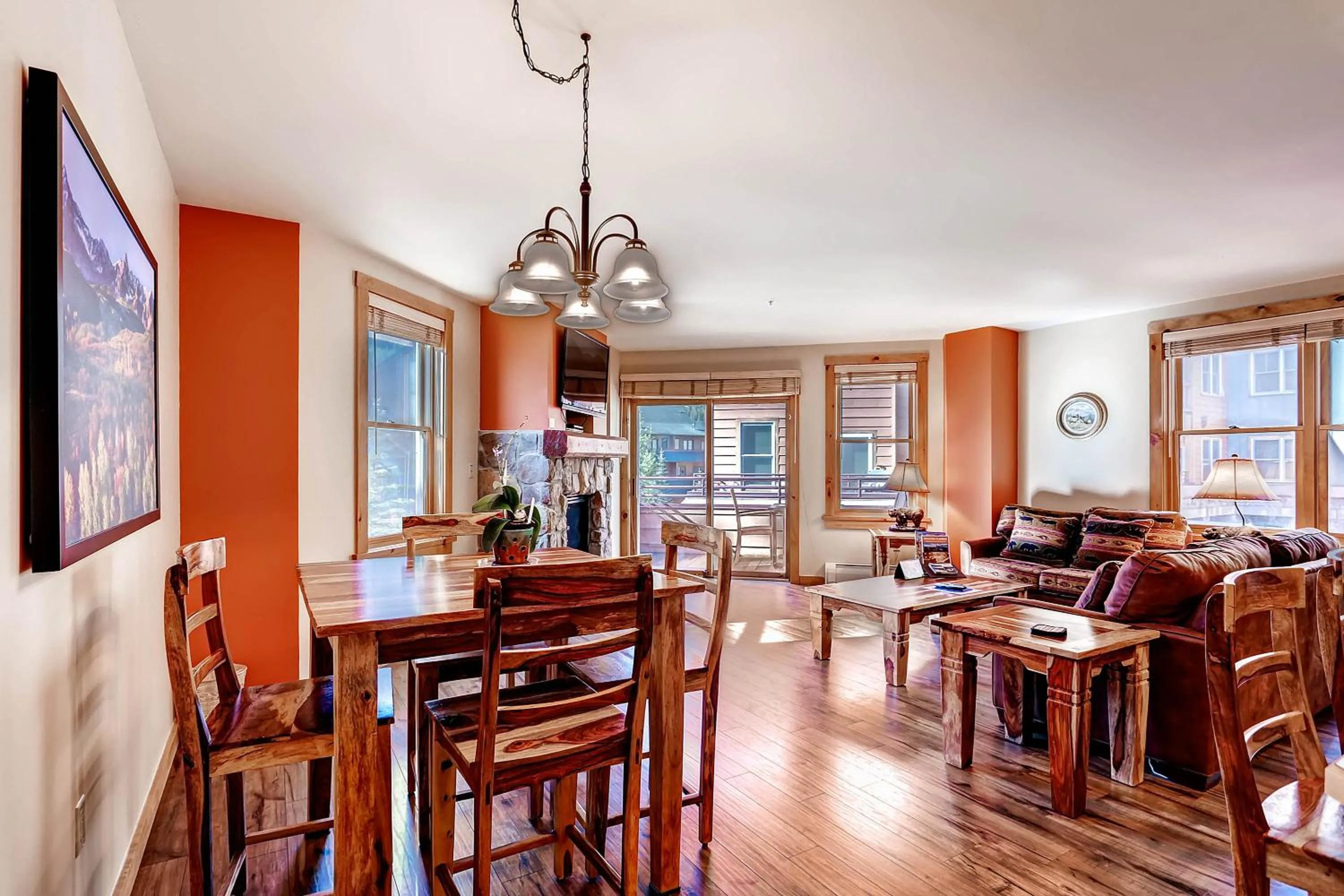 Living room in River Run Village by Vail Resorts