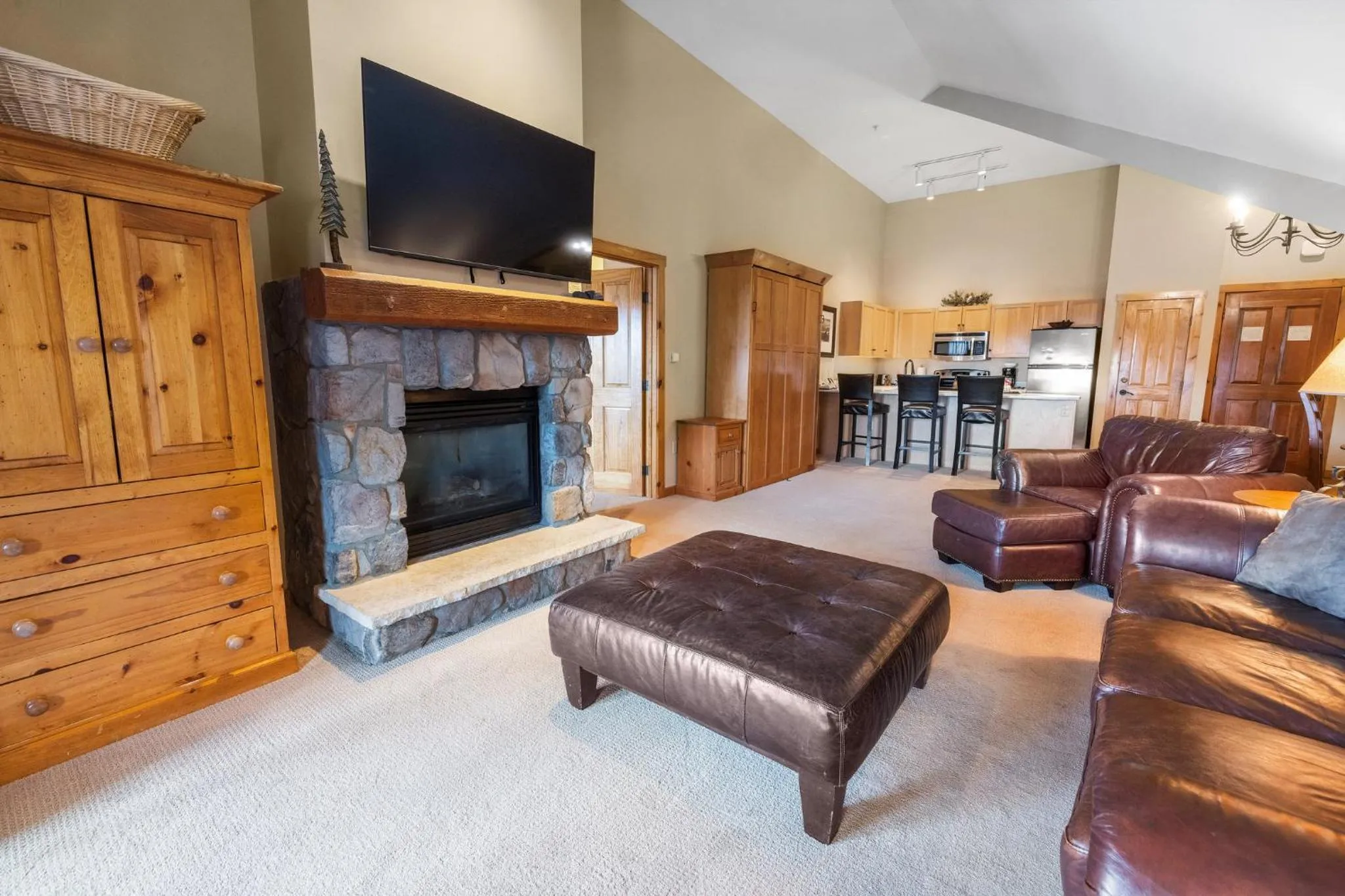 Living room in River Run Village by Vail Resorts