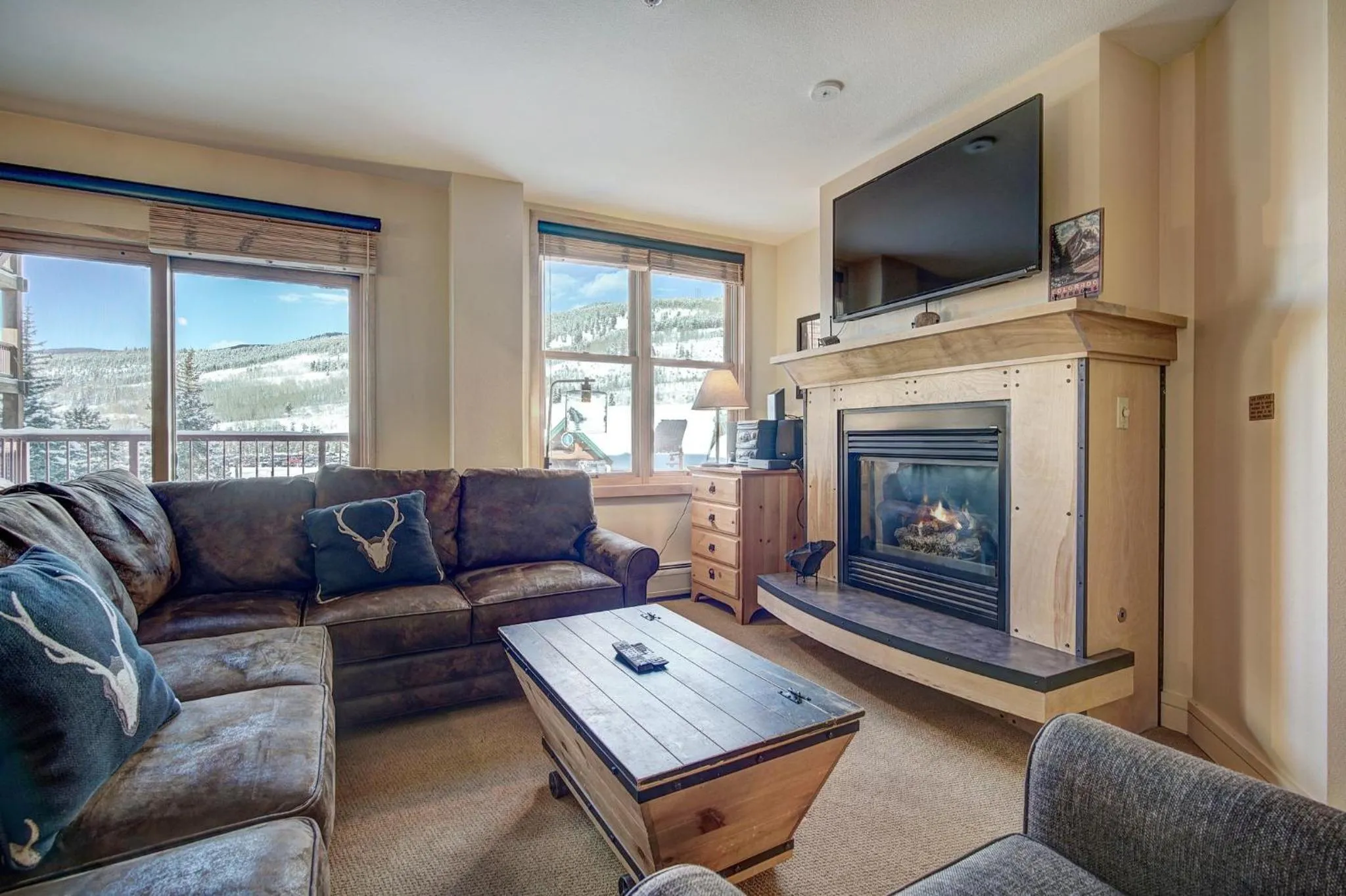 Living room in River Run Village by Vail Resorts