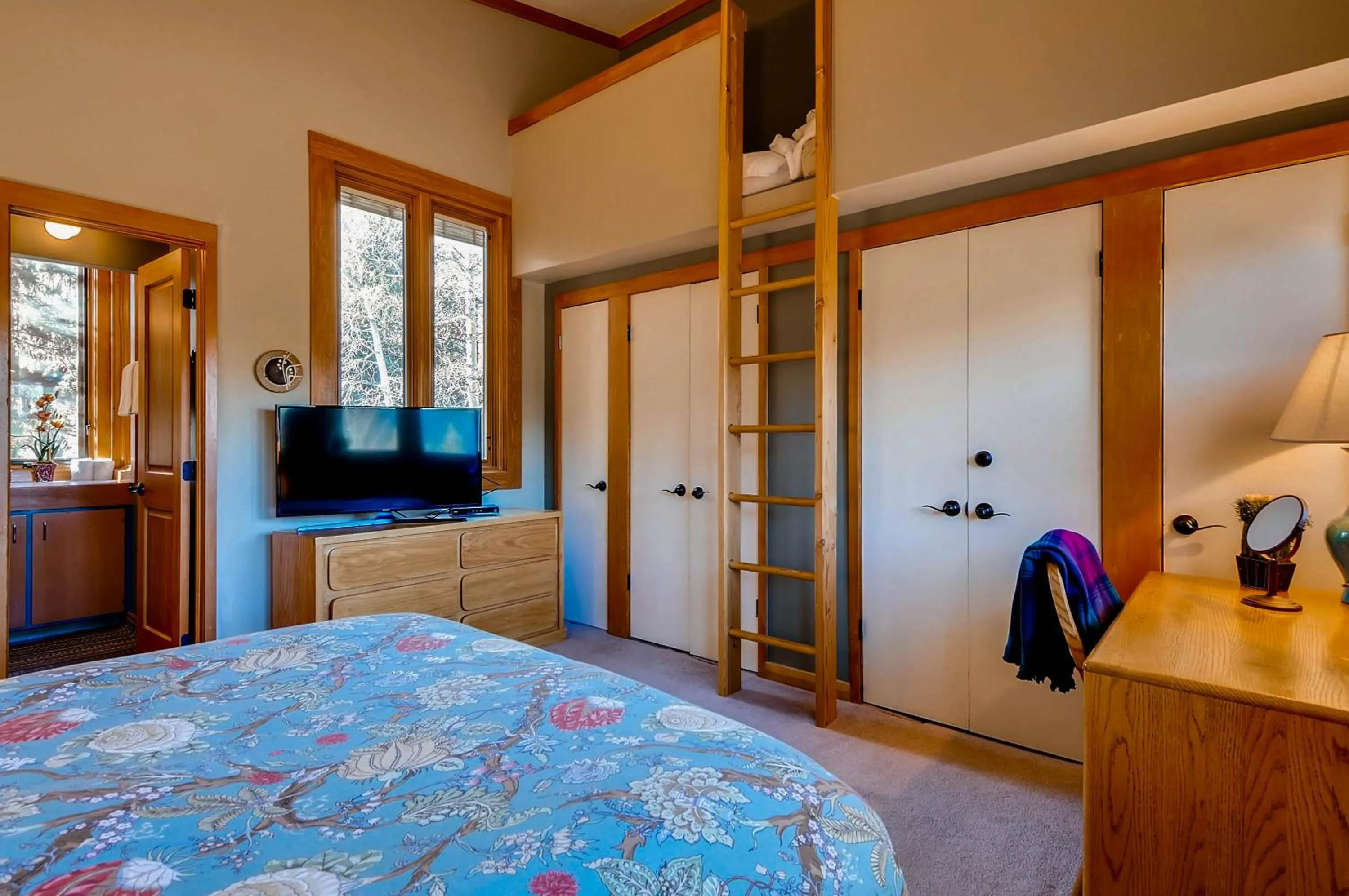 Bed in Aspen Ridge Condominiums by Keystone Resort