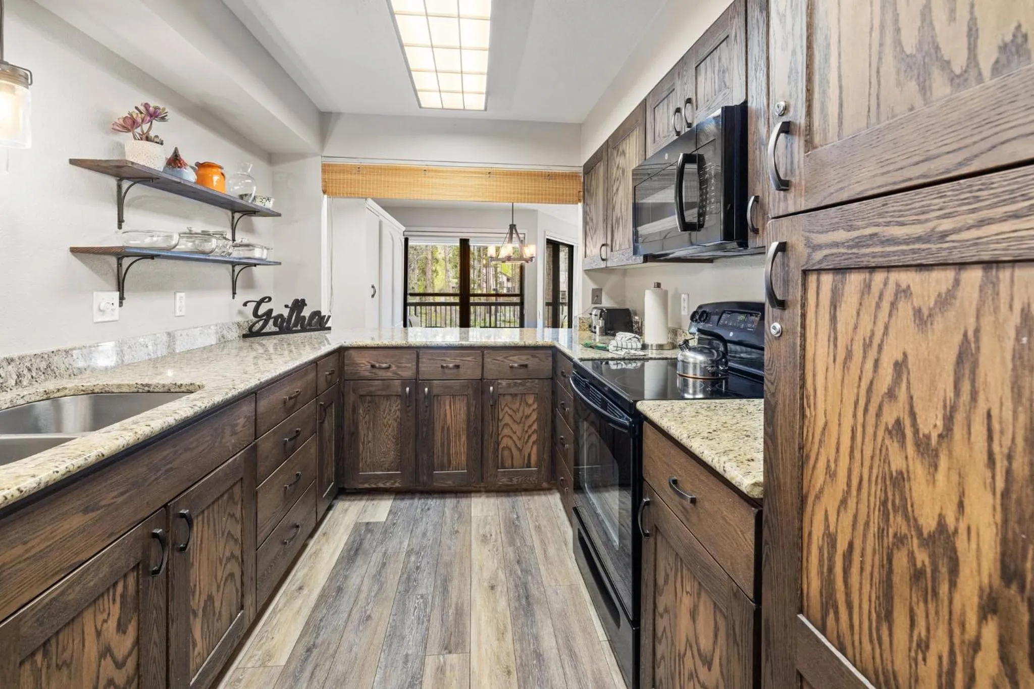 Communal kitchen in Aspen Ridge Condominiums by Keystone Resort
