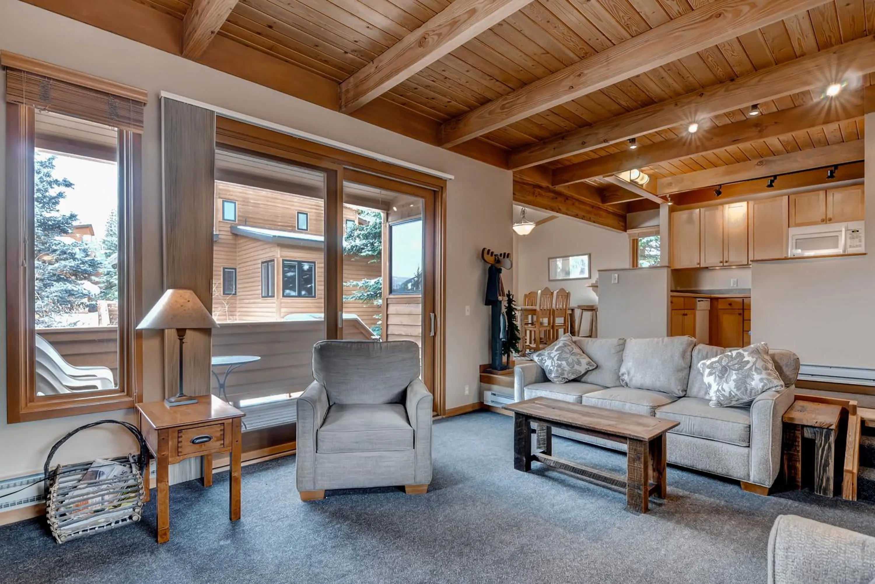 Living room in Aspen Ridge Condominiums by Keystone Resort