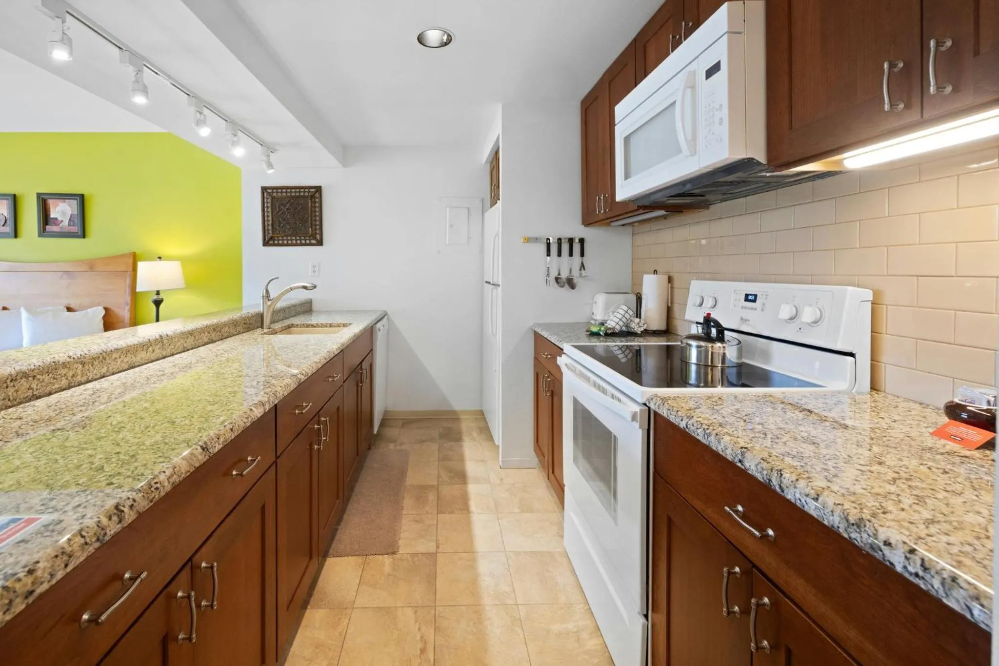 Communal kitchen in Aspen Ridge Condominiums by Vail Resorts