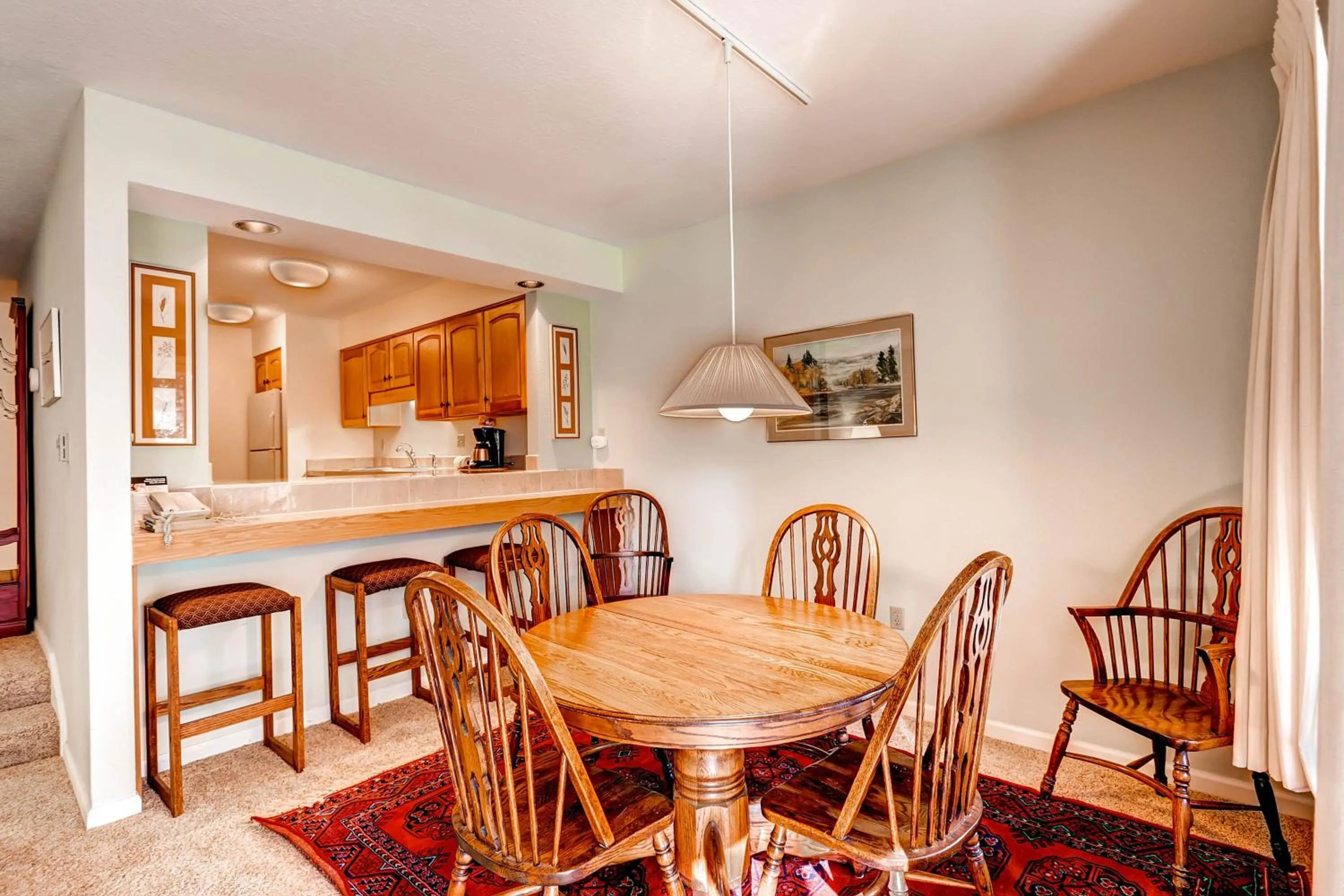Dining area in Aspen Ridge Condominiums by Keystone Resort