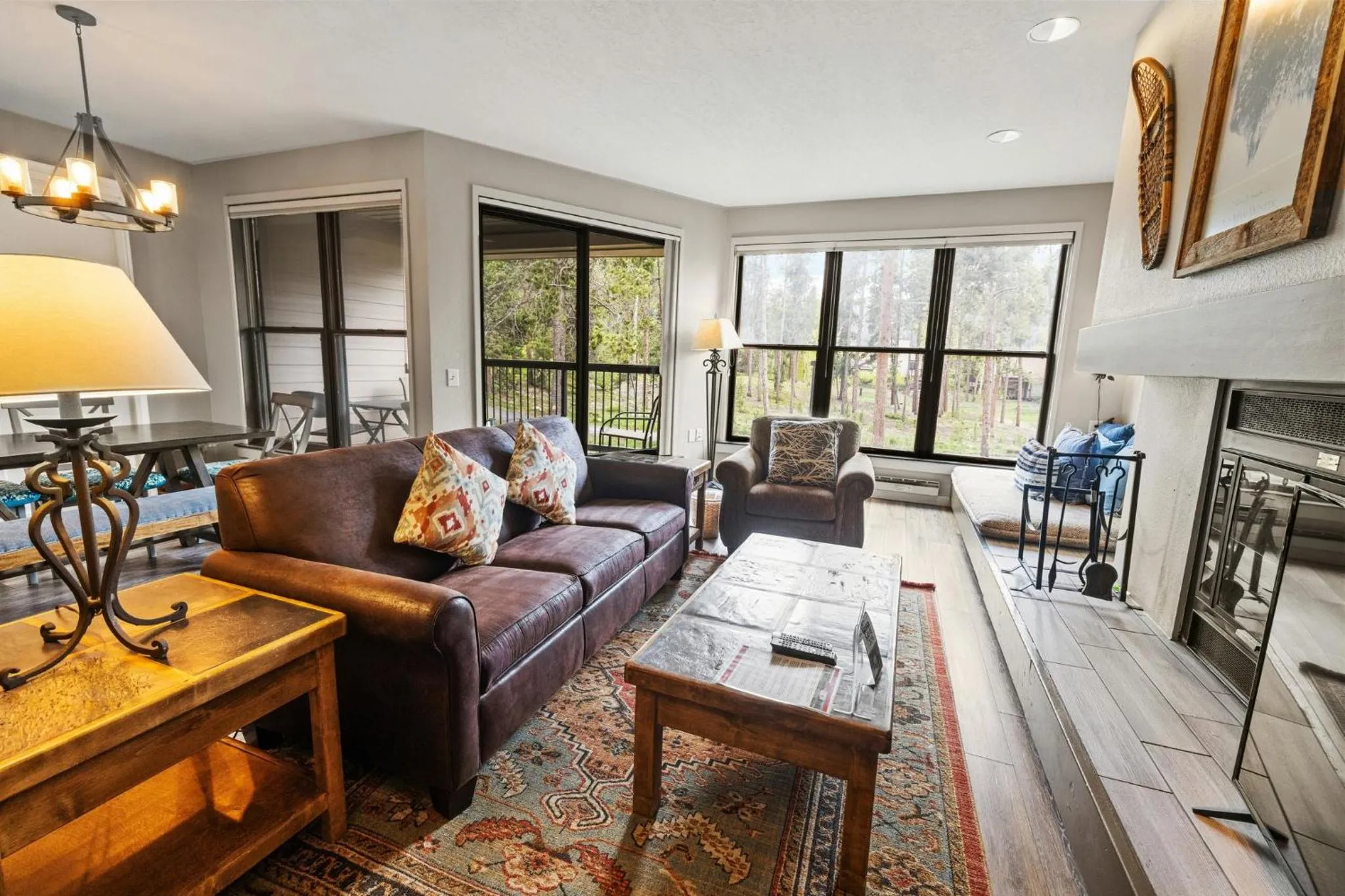Living room in Aspen Ridge Condominiums by Vail Resorts