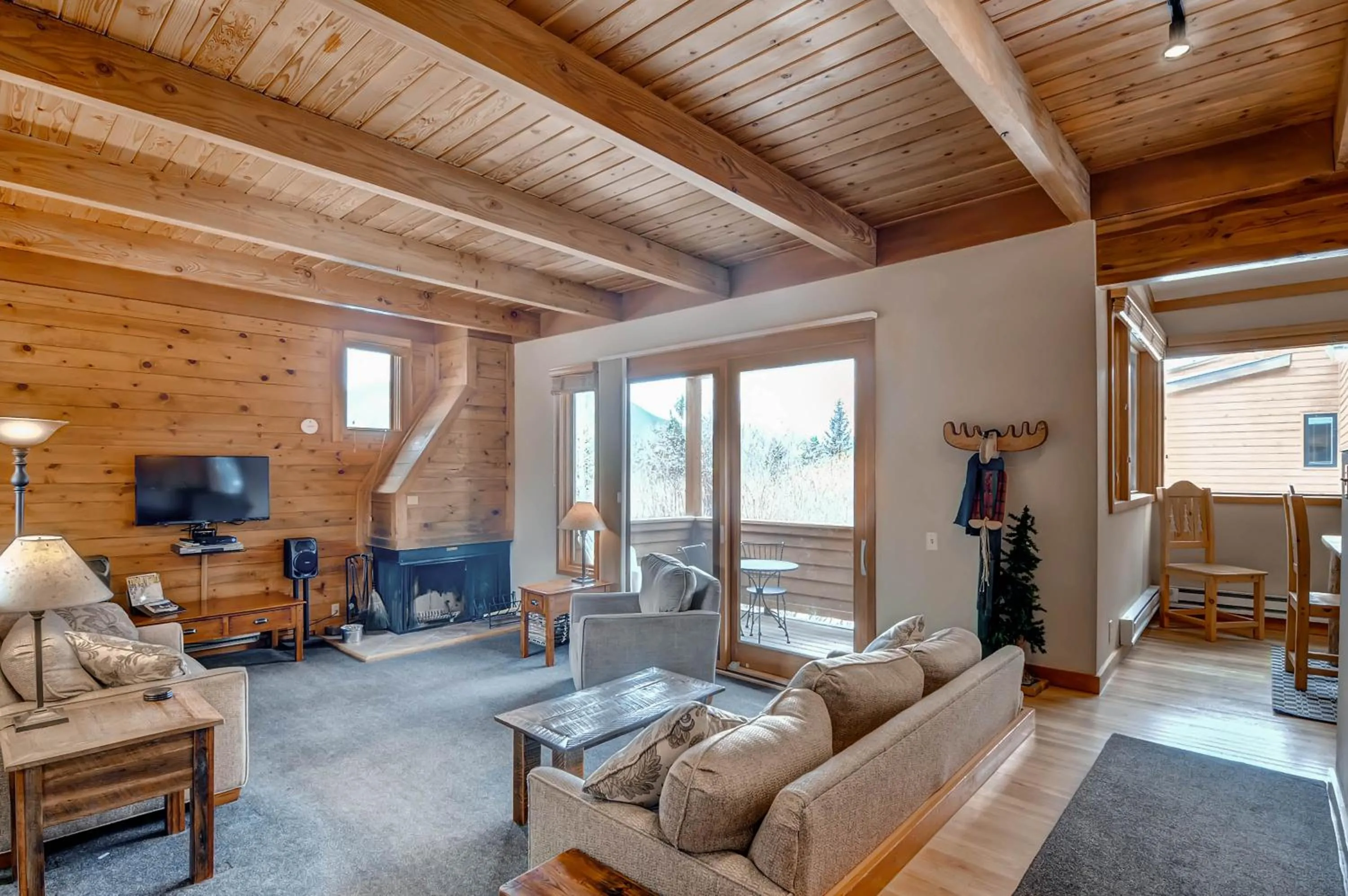 Living room in Aspen Ridge Condominiums by Keystone Resort