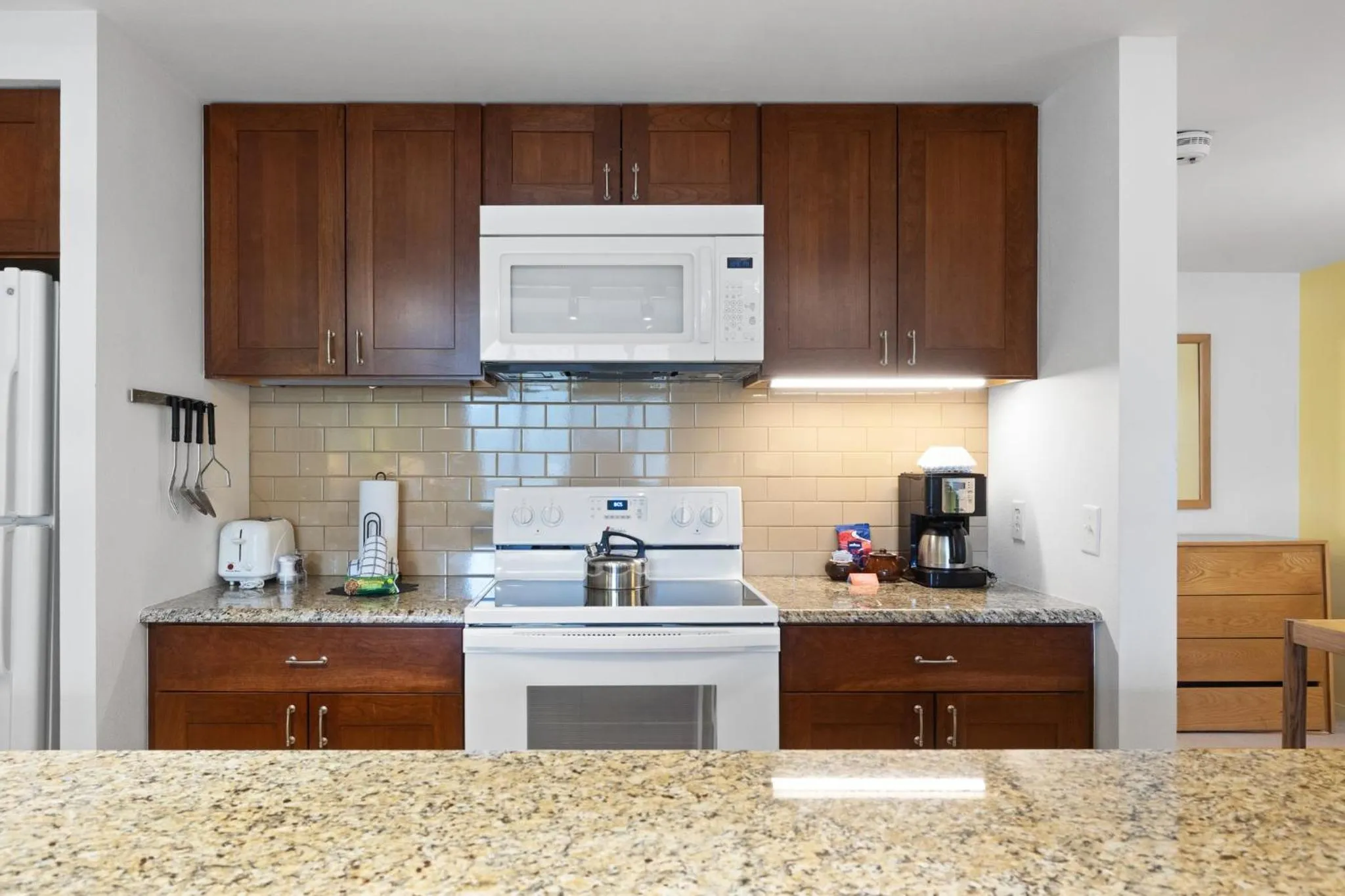 Communal kitchen in Aspen Ridge Condominiums by Keystone Resort