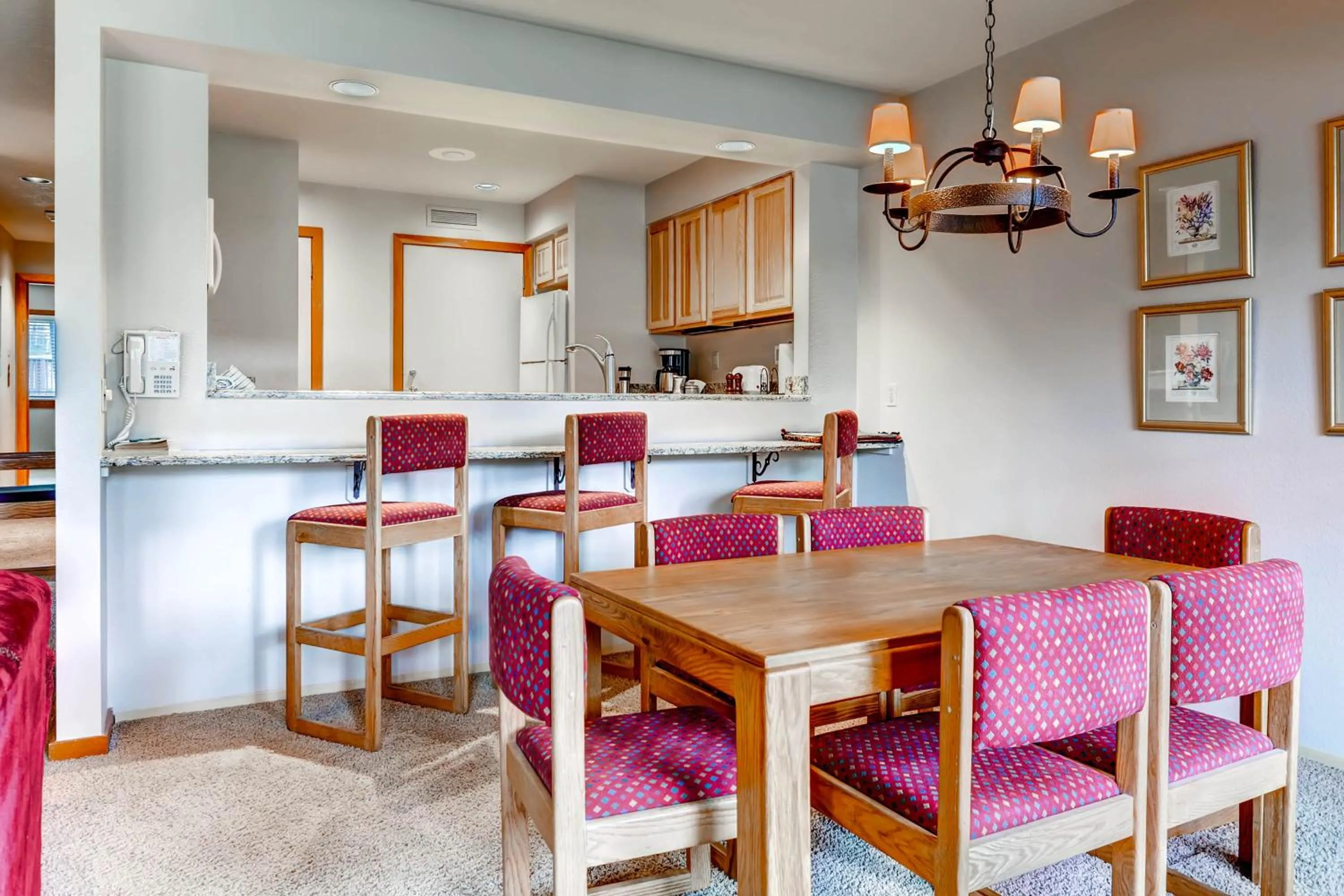 Dining area in Aspen Ridge Condominiums by Keystone Resort