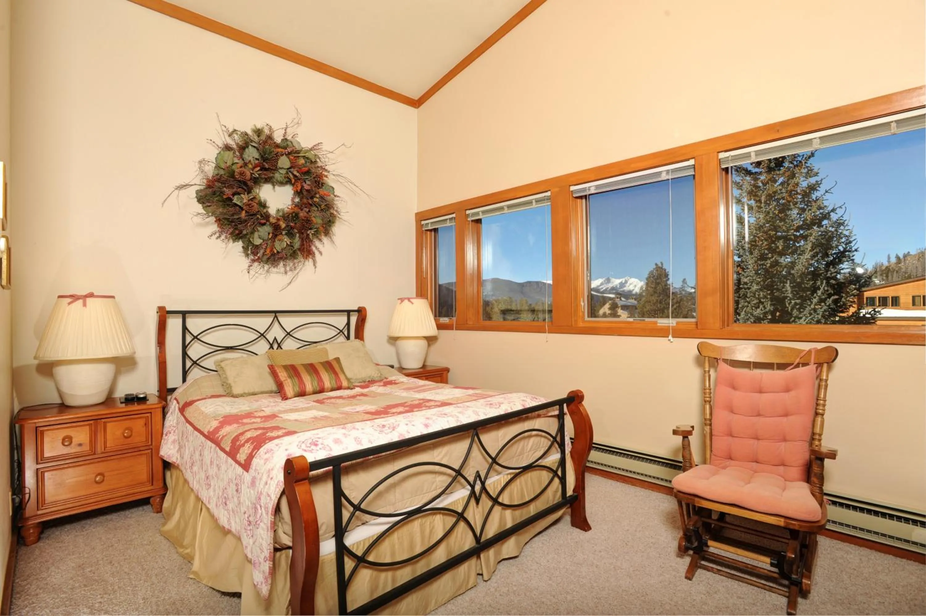 Bed in Aspen Ridge Condominiums by Keystone Resort