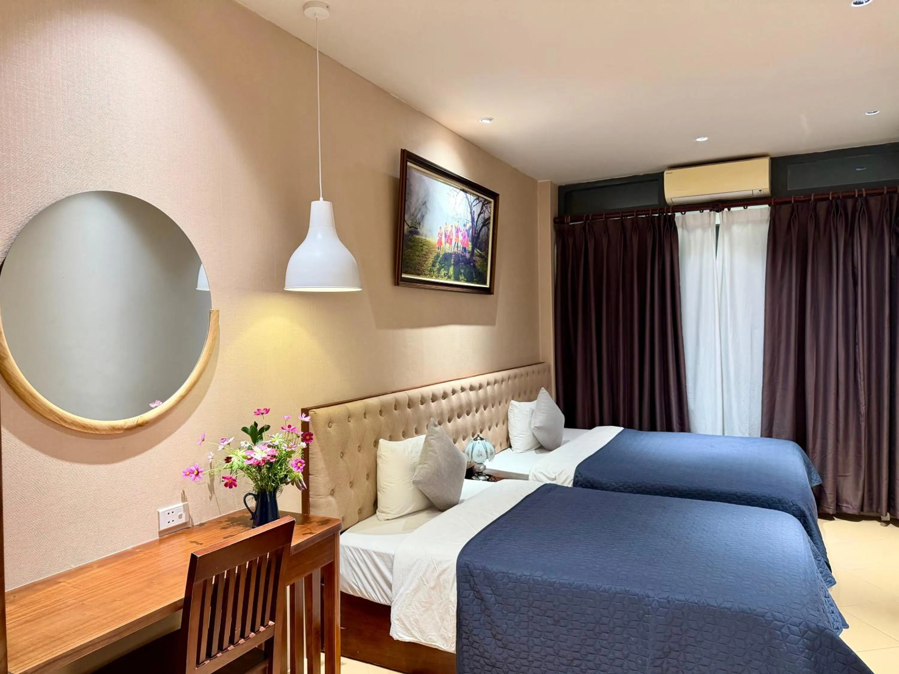 Bed in Hanoi Street Hotel