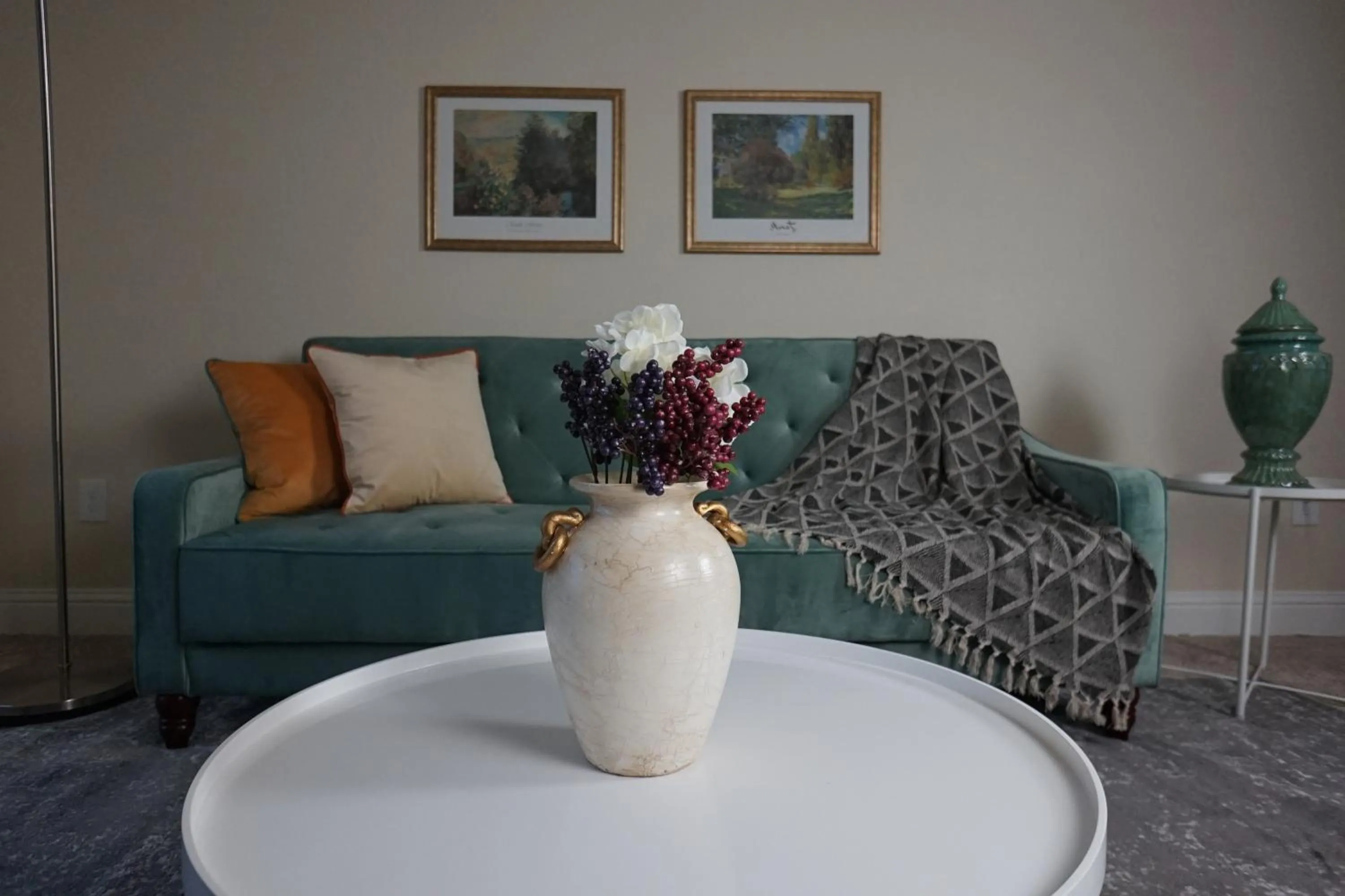 Living room in Sleepover 1BD 1BA Oklahoma City Apartments