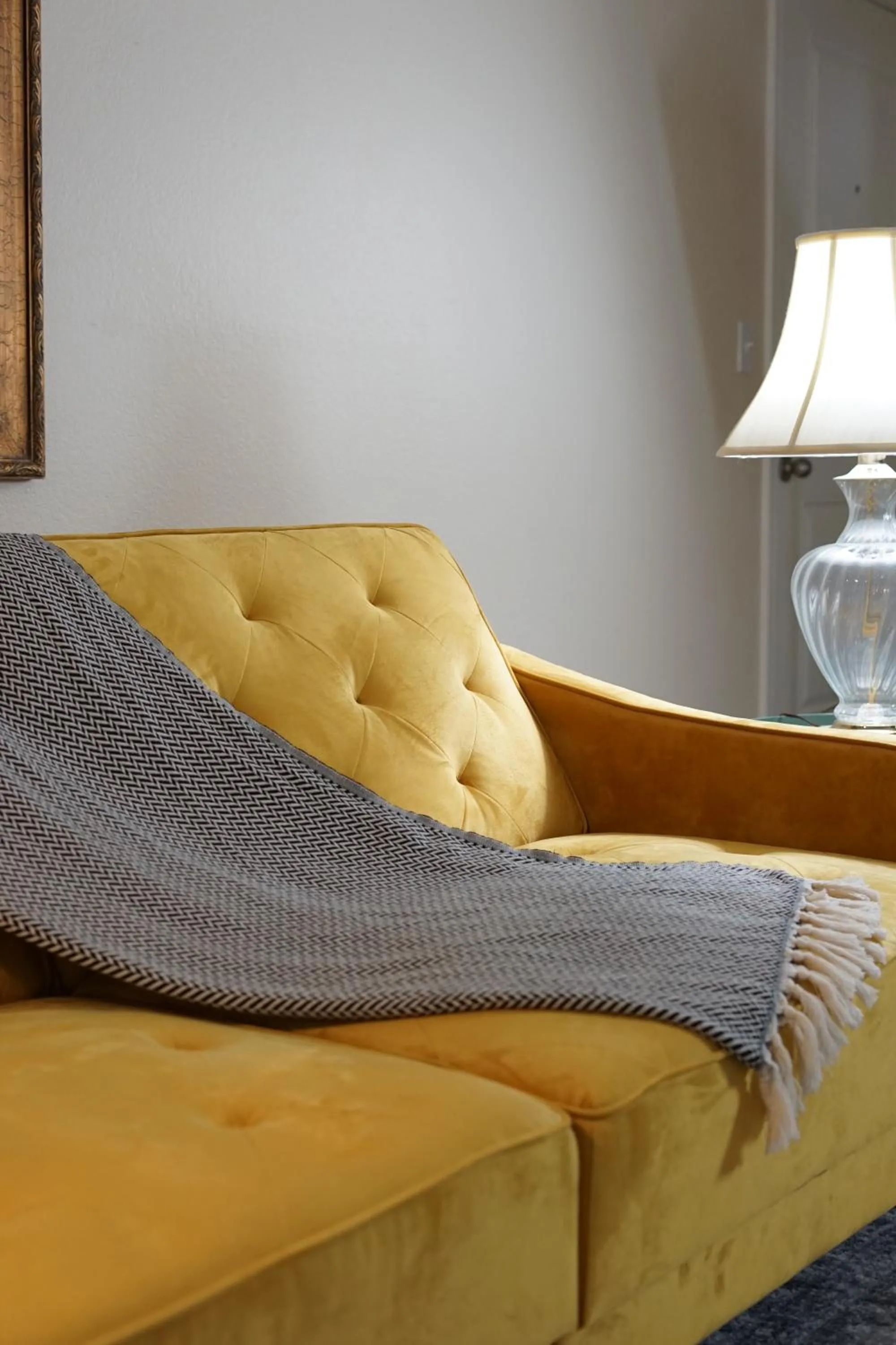 Living room in Sleepover 1BD 1BA Oklahoma City Apartments